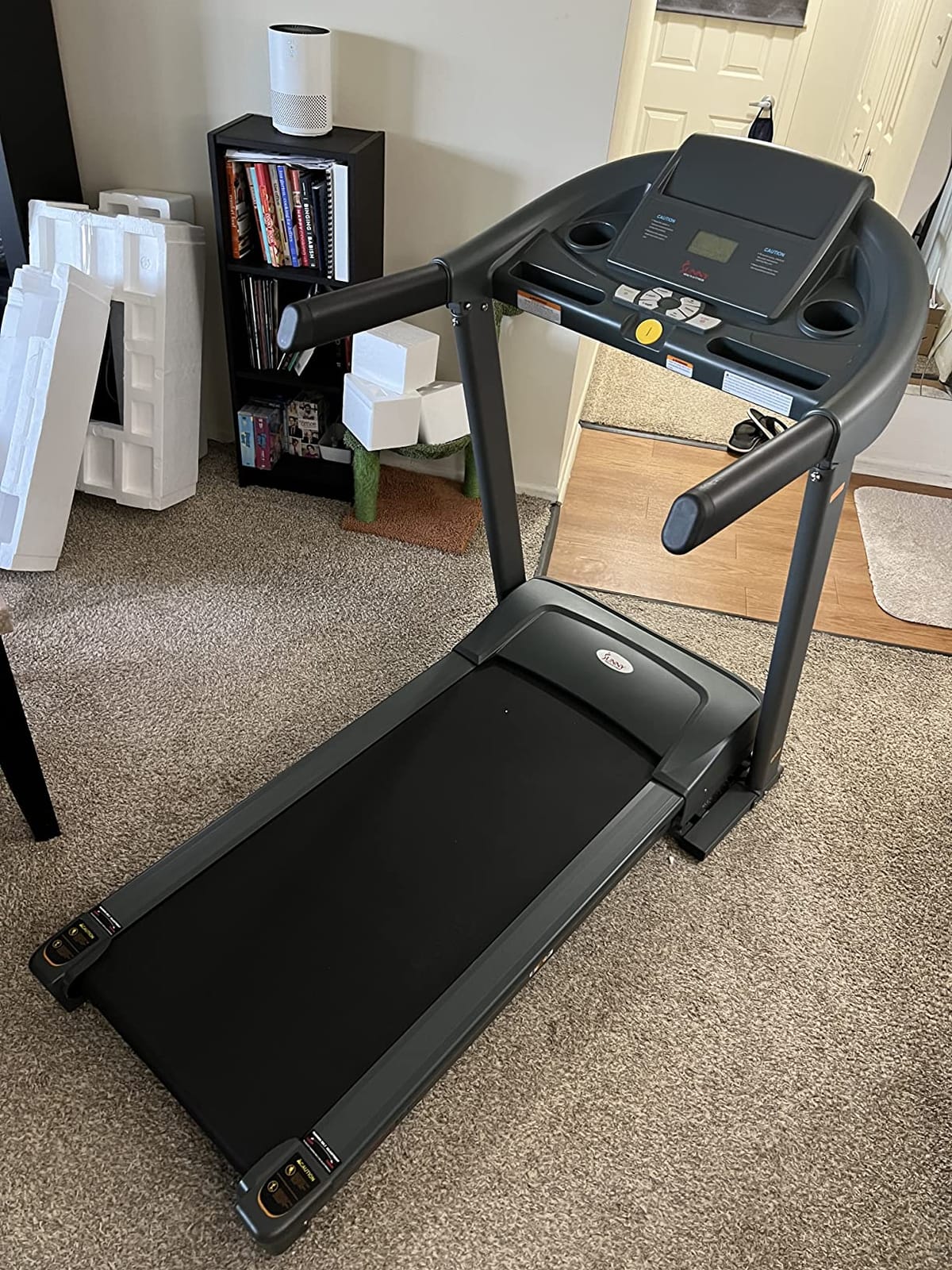 Sunny Health & Fitness Foldable Auto Incline Treadmill & 20
