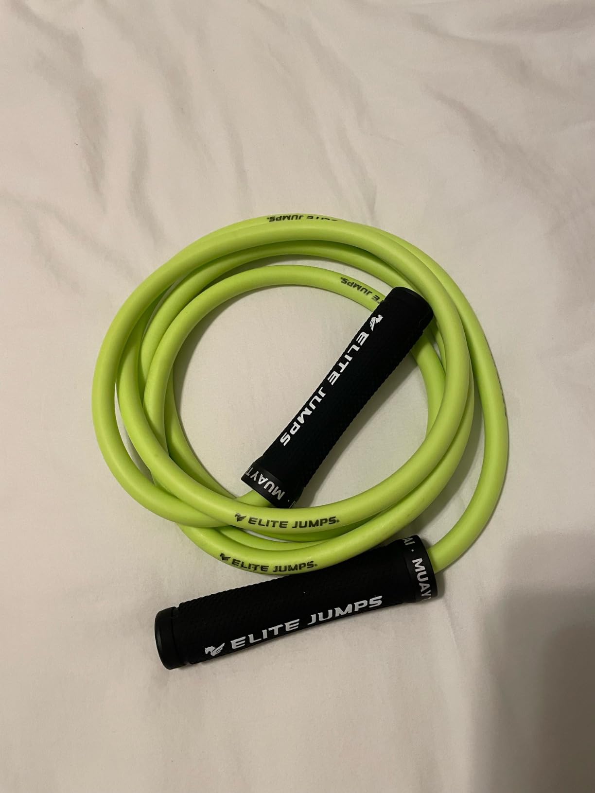 Elite Jumps The Beast Weighted Jump Rope for MMA, Ultra-heavy | High-intensity weighted rope for Muay Thai, MMA and full-body workouts. For men and women. customer photo 1