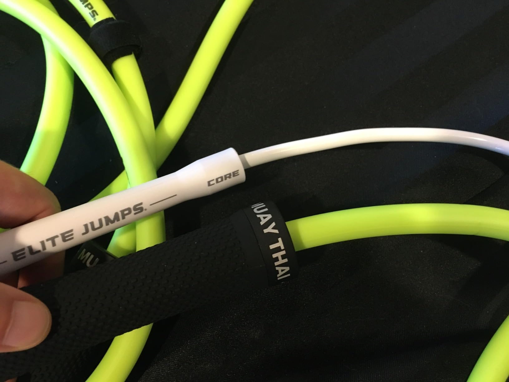 Elite Jumps The Beast Weighted Jump Rope for MMA, Ultra-heavy | High-intensity weighted rope for Muay Thai, MMA and full-body workouts. For men and women. customer photo 2