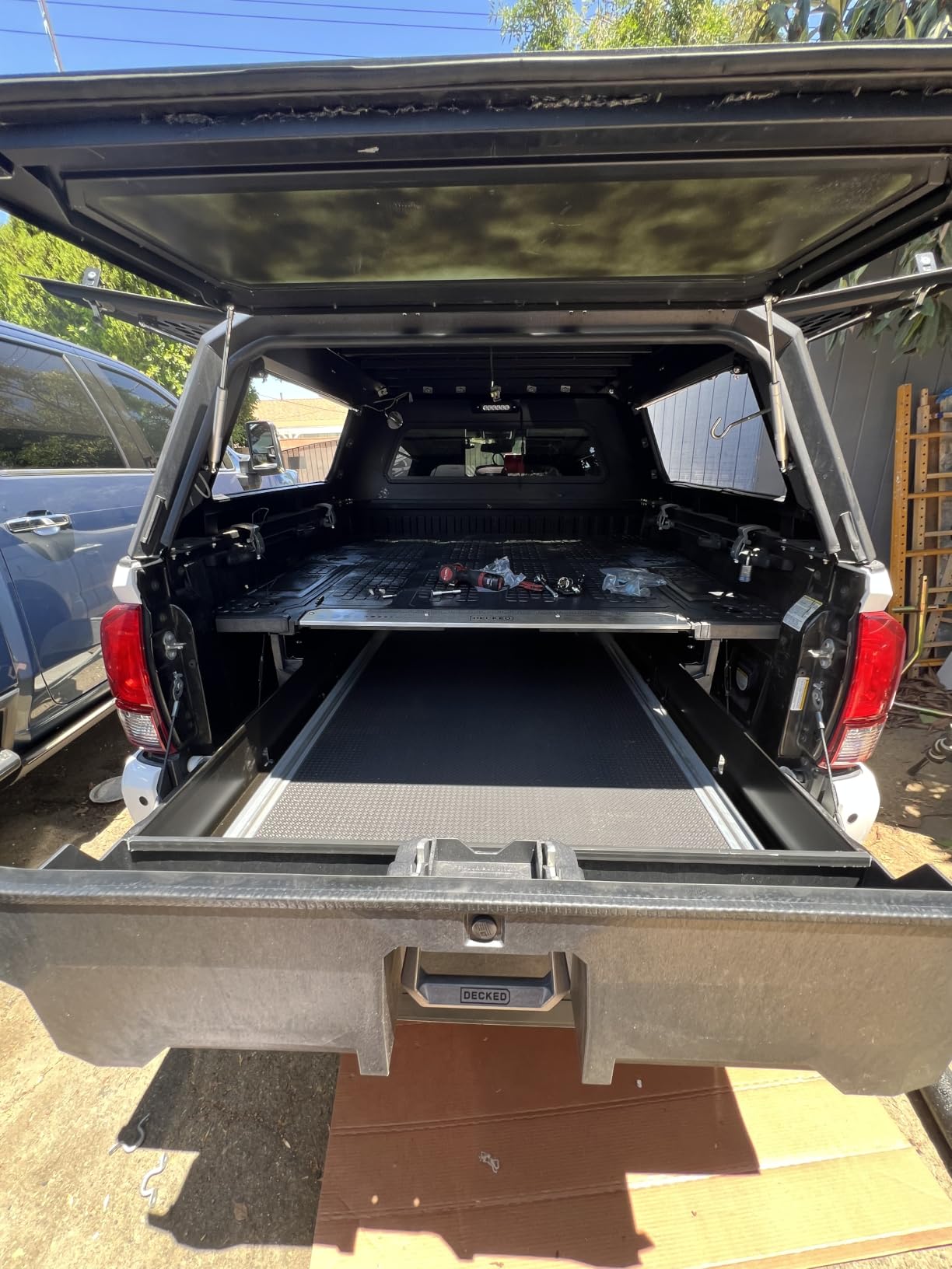 DECKED Truck Bed Storage System with System Accessories | Compatible with Toyota Tacoma (2005-2023) 5'1