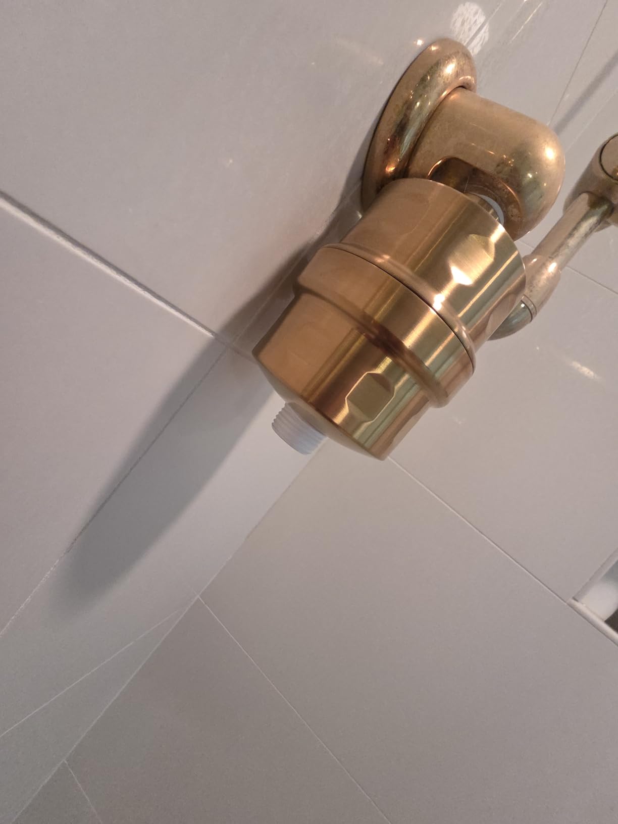 HammerHead Showers Solid Metal Shower Head Filter - KDF 55 Shower Filter, High Pressure Universal Shower Filters to Remove Toxic Chemicals - Removes Chlorine and Heavy Metals - Chrome customer photo 2