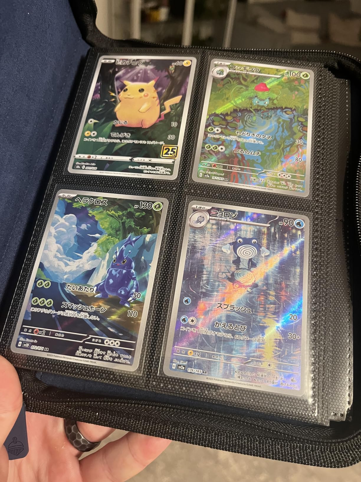 Card Guardian - 4 Pocket Premium Binder for 160 Cards (Pink) | Zipper Closure and Side Loaded Pockets | Compatible with Trading & Sports Cards including Magic the Gathering, Yugioh, Baseball Cards customer photo 2