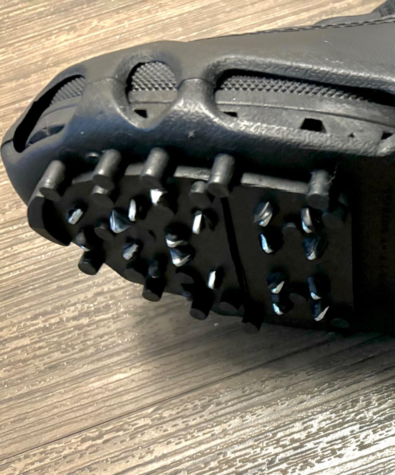 Crampons Ice Cleats for Shoes and Boots Women Men Kids, 28 Shoe Spikes Non Slip Snow Traction Cleats for Snow and Ice Grippers for Shoes and Boots Hiking Walking Fishing Climbing customer photo 1