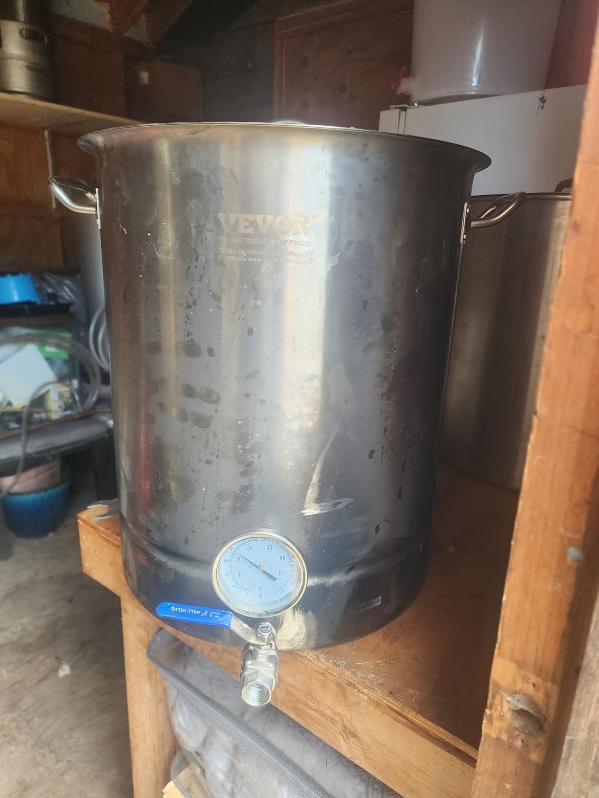VEVOR Brew Kettle 16 Gal, Brewing Pot Stainless Steel with Filter & Filter Tray, Tri Ply Bottom for Beer customer photo 2