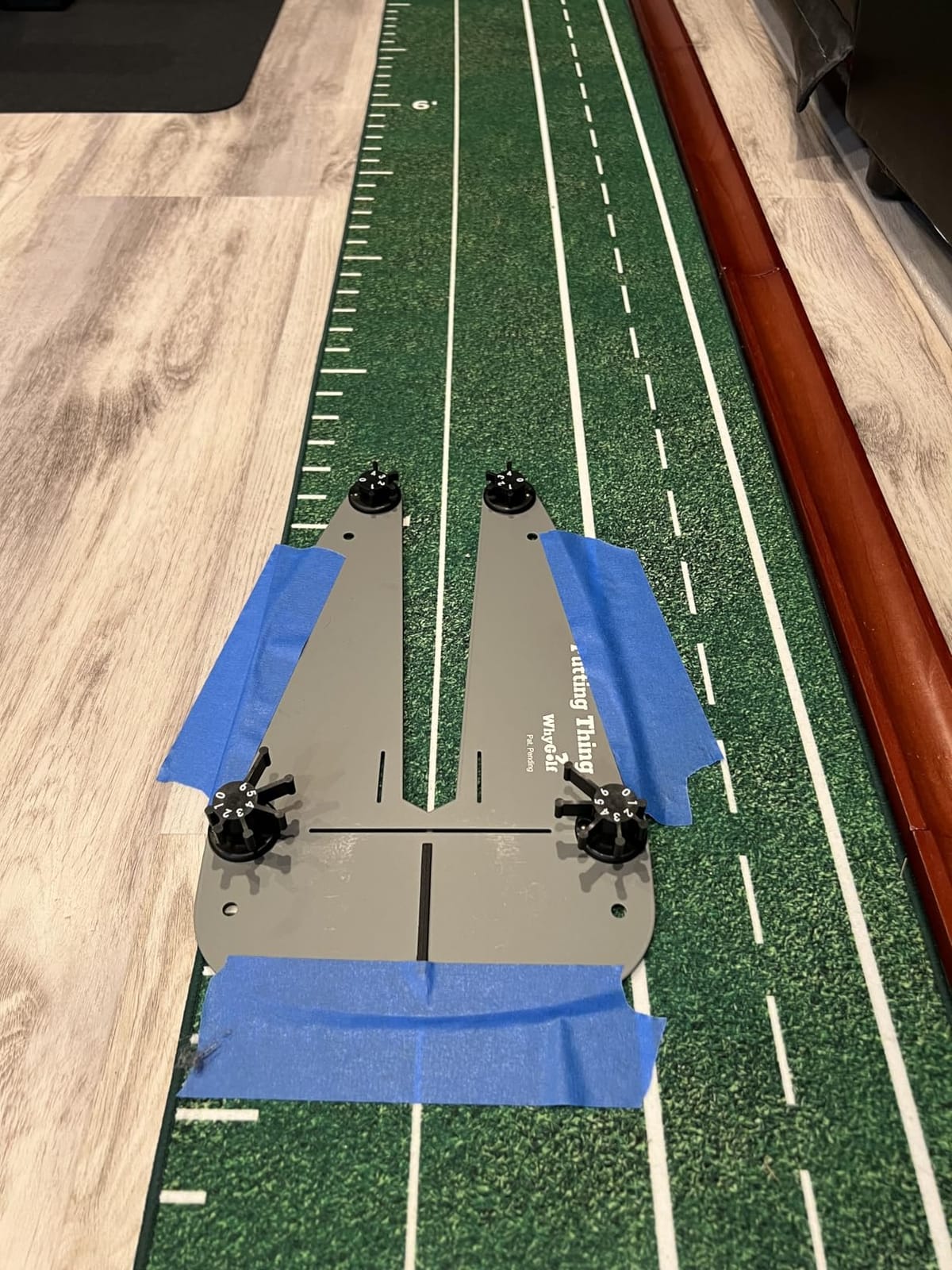 WHYGOLF Putting System & Putting Thing - Golf Training Aid for Stroke, Accuracy & Green Reading - Adjustable Putting Gates for Home & Green Practice - Putter Teaching Tool for Better Control customer photo 1