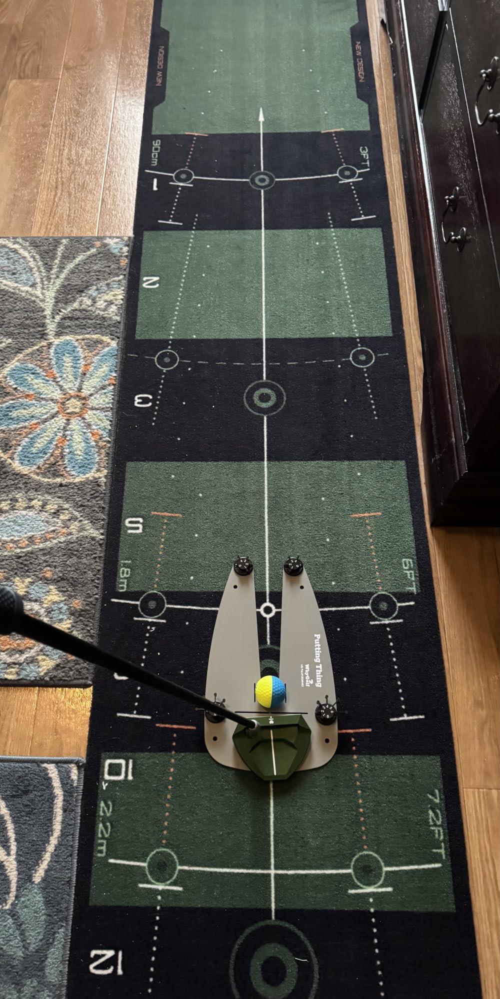 WHYGOLF Putting System & Putting Thing - Golf Training Aid for Stroke, Accuracy & Green Reading - Adjustable Putting Gates for Home & Green Practice - Putter Teaching Tool for Better Control customer photo 2