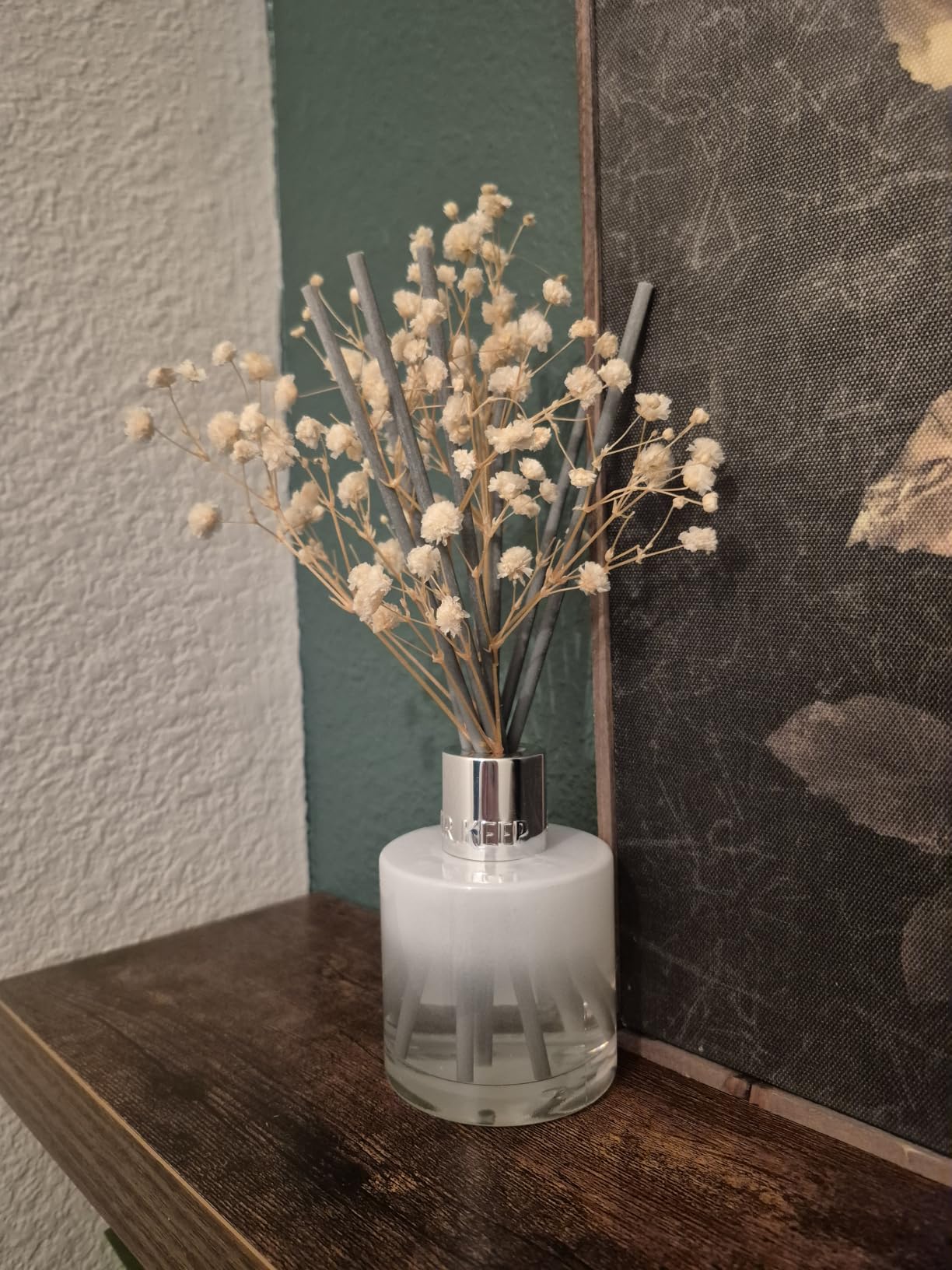Airkeep Reed Diffuser Set,3.38 fl oz (100 ml) - Clean Linen Oil Diffusers with 8 Reed Sticks,Home Fragrance Reed Diffuser for Bathroom Shelf Decor customer photo 2