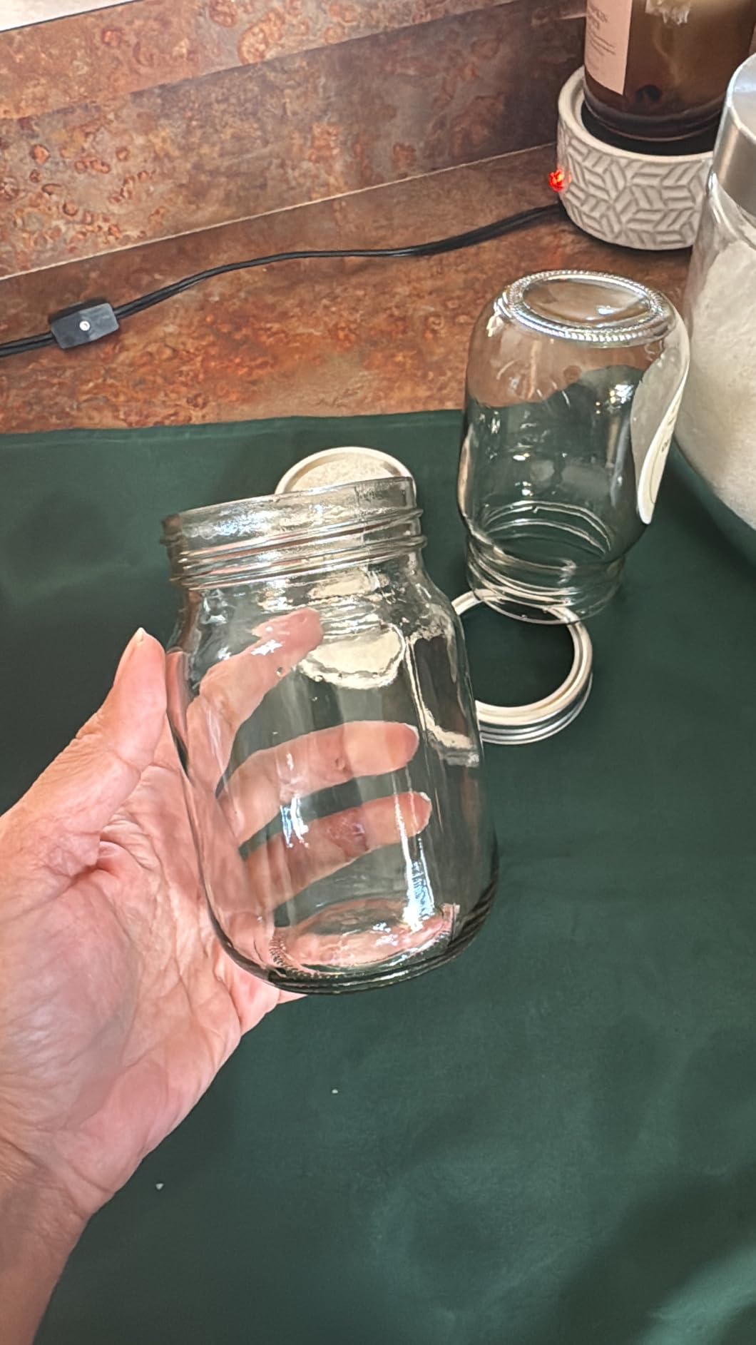 PINIWON Mason Jars 16 oz with Lids and Bands, 15 Pack Pint Canning Jars customer photo 1
