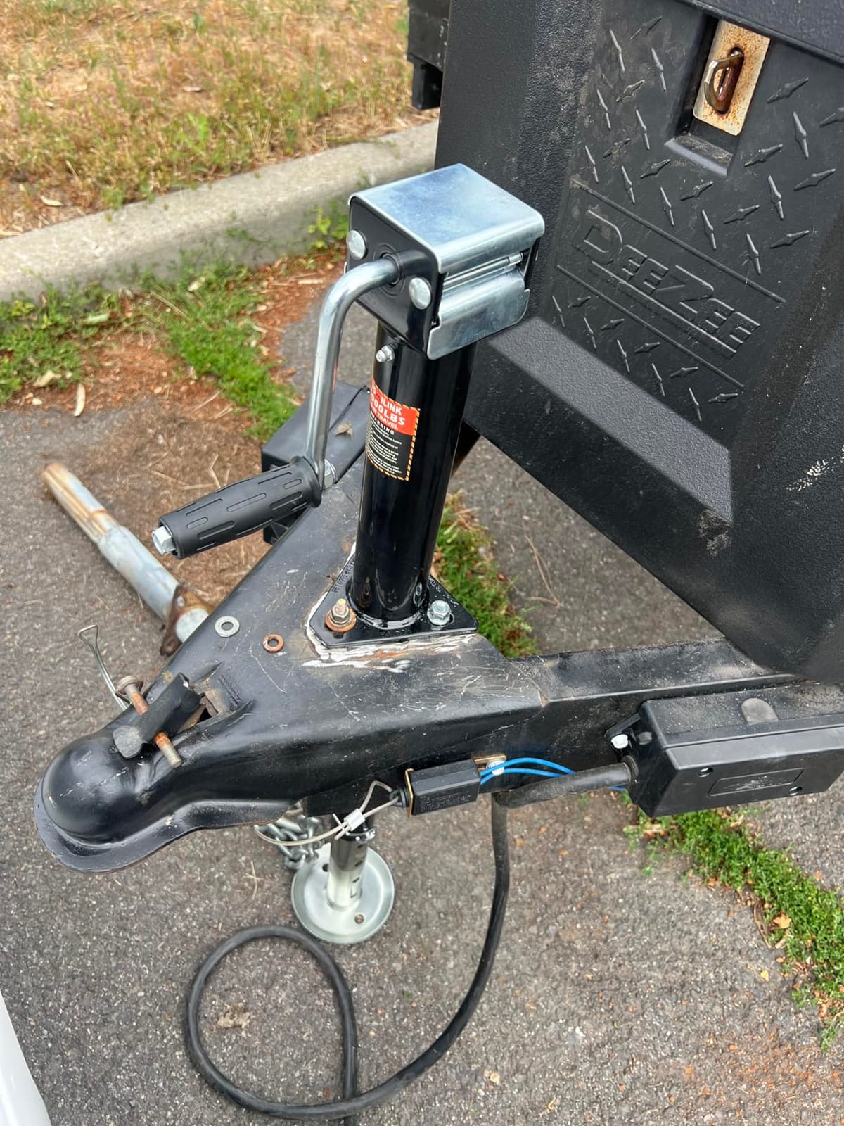 YOMILINK 5000 lbs A-Frame Trailer Jack, 15