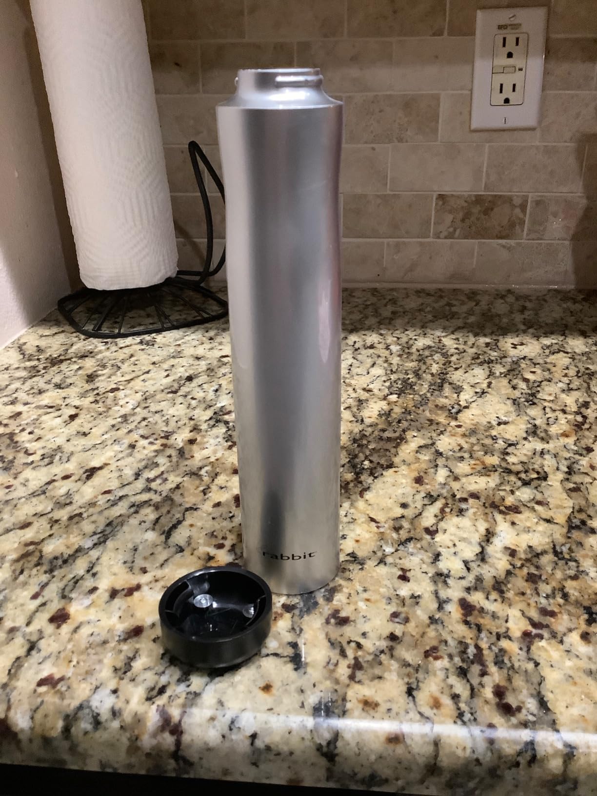 Rabbit Electric Wine Opener, Automatic Corkscrew with Built-In Foil Cutter, Removes Cork in Seconds, Gold customer photo 1