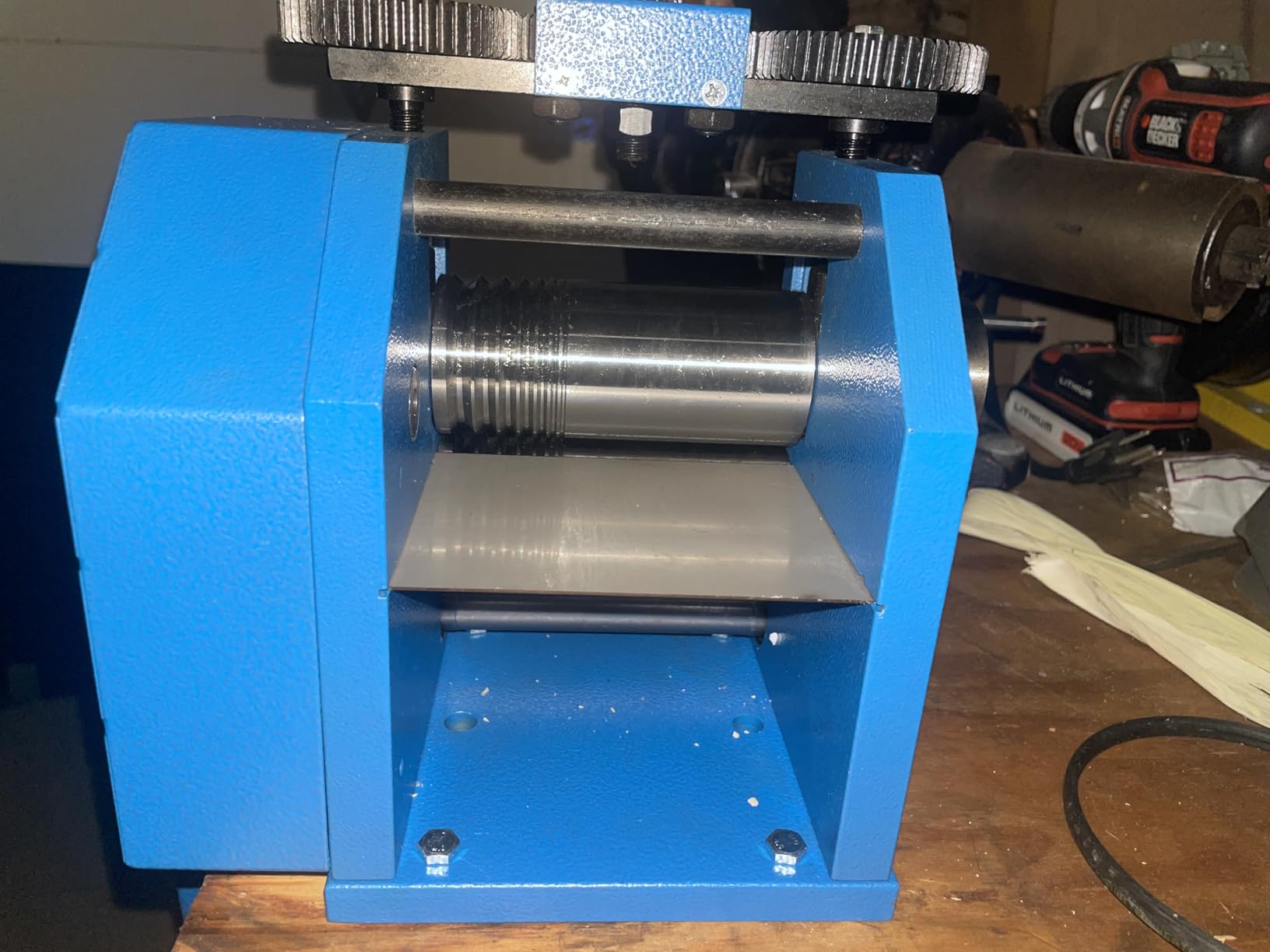 CTISMICE Rolling Mill 4 in 1 with Hand Crank | Roller Machine for Pressing Gold Silver Copper Metal into Jewelry Sheets, Square, Half Round and Round Wire customer photo 1