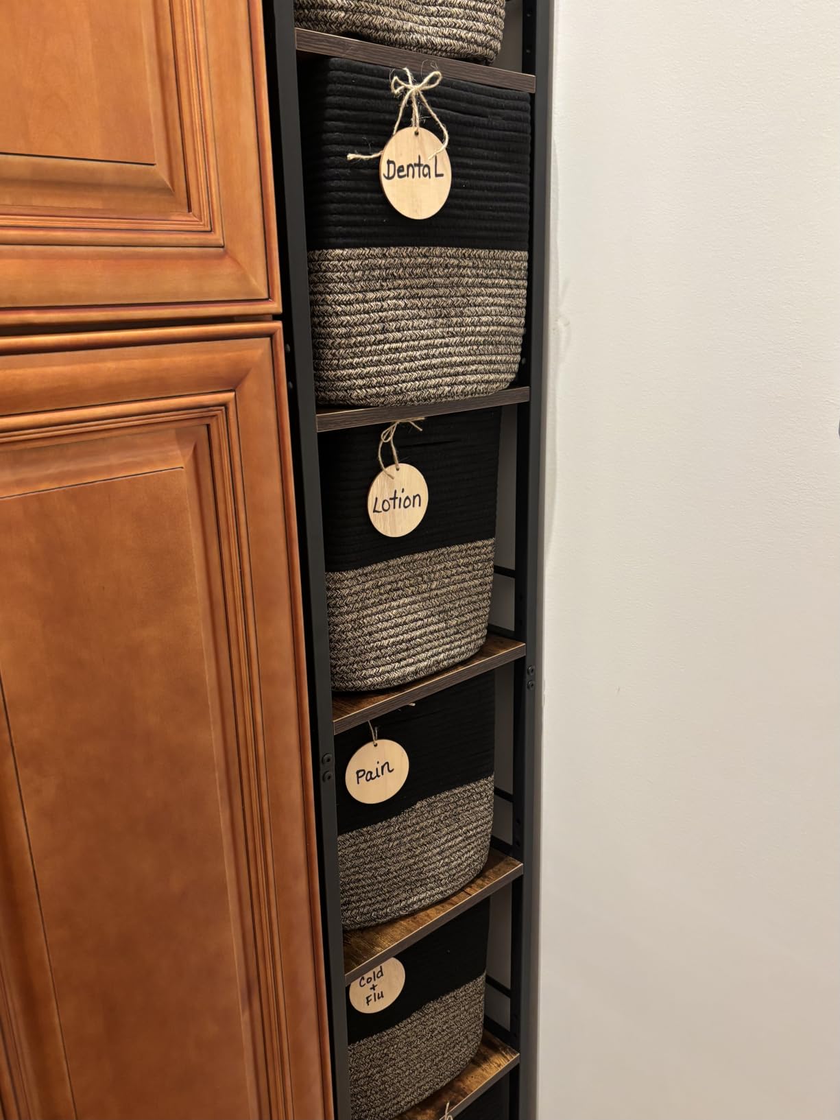 NaturalCozy Storage Cubes 11 Inch Cotton Rope Woven Baskets for Organizing, 3-Pack | Cube Storage Bin | Square Storage Baskets for Shelves Organizer, Classroom, Kids Toy Bins, Closet, Baby Nursery customer photo 2