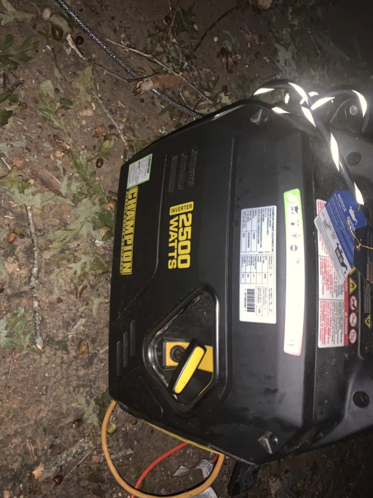Champion 2500-Watt Ultralight Portable Inverter Generator | Gas Powered, Recoil Start, Parallel Ready, Quiet Technology, Free 3-Year Warranty customer photo 2