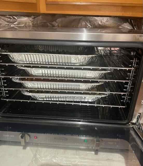 KoolMore 23 in. Commercial Countertop Convection Oven for Half-Size Pans with 4 Racks 1600W of Power in Stainless-Steel, ETL Listed for Safety and Sanitation (KM-CTCO-15) customer photo 2