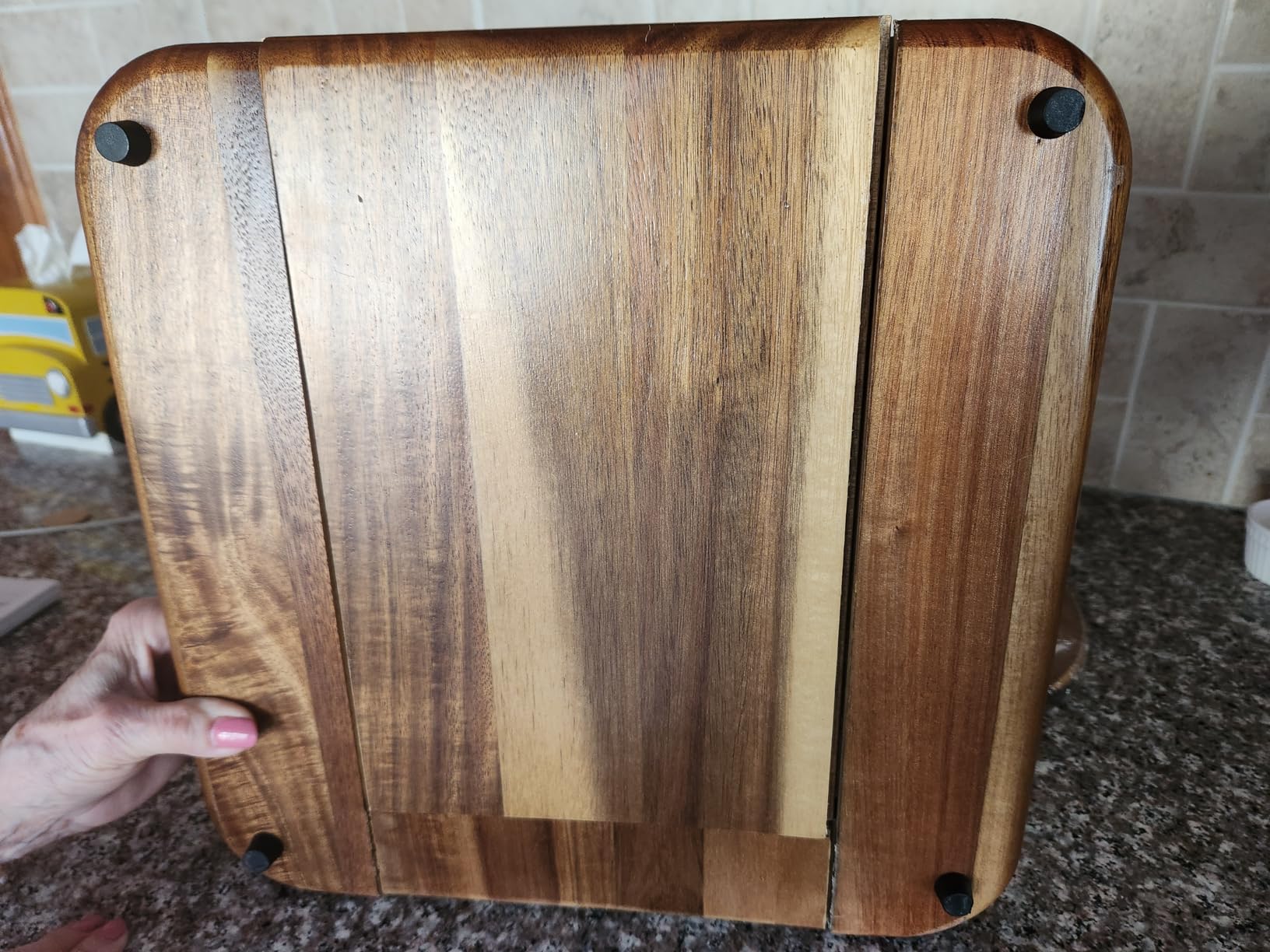 SMIRLY Charcuterie Board Set with Serving Accessories, Acacia | Serving Board Gift for Housewarmings, Weddings and Birthdays, Great for Hosting parties, Wine Nights and Celebrations customer photo 2