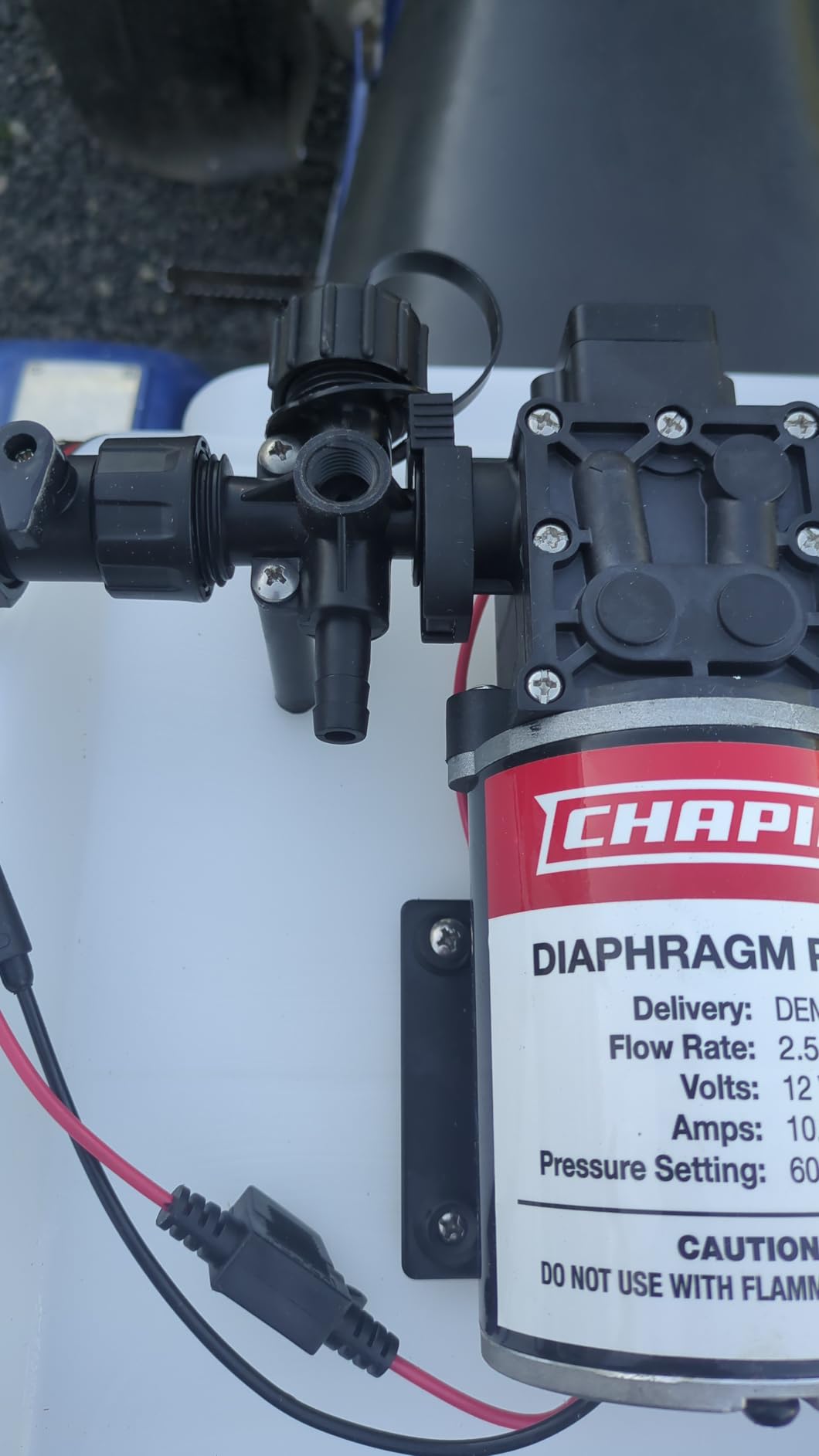 CHAPIN 25-Gallon Tow-Behind ATV Sprayer with 2-Nozzle Boom | Triple filtration helps prevent clogs customer photo 1