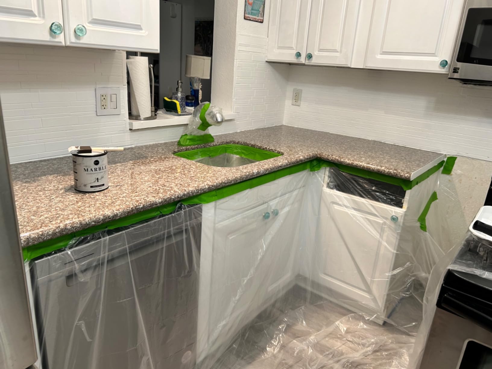 Giani Easy Epoxy Quartz Countertop Paint Kit (White Glass) customer photo 2