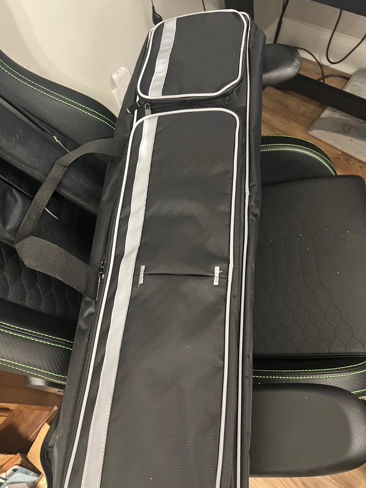 Pool Cue Case 4x5, Pool Stick Case for 4 Butts and 5 Shafts | Soft Padded Separate Pouches for Pool Cue, Multiple Accessory Pockets, Backpack-straps and Carry Handle customer photo 1