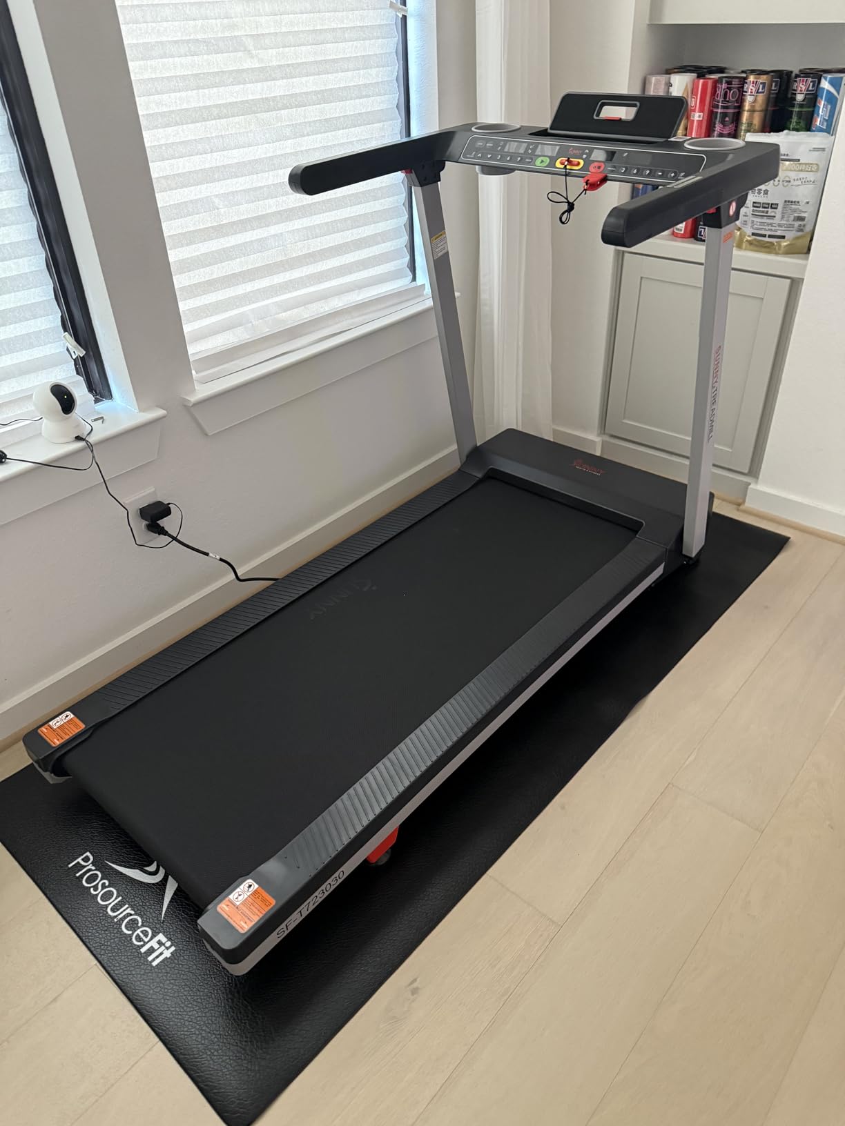 Sunny Health & Fitness Fully Assembled Auto Incline Treadmill for Home Gym customer photo 1
