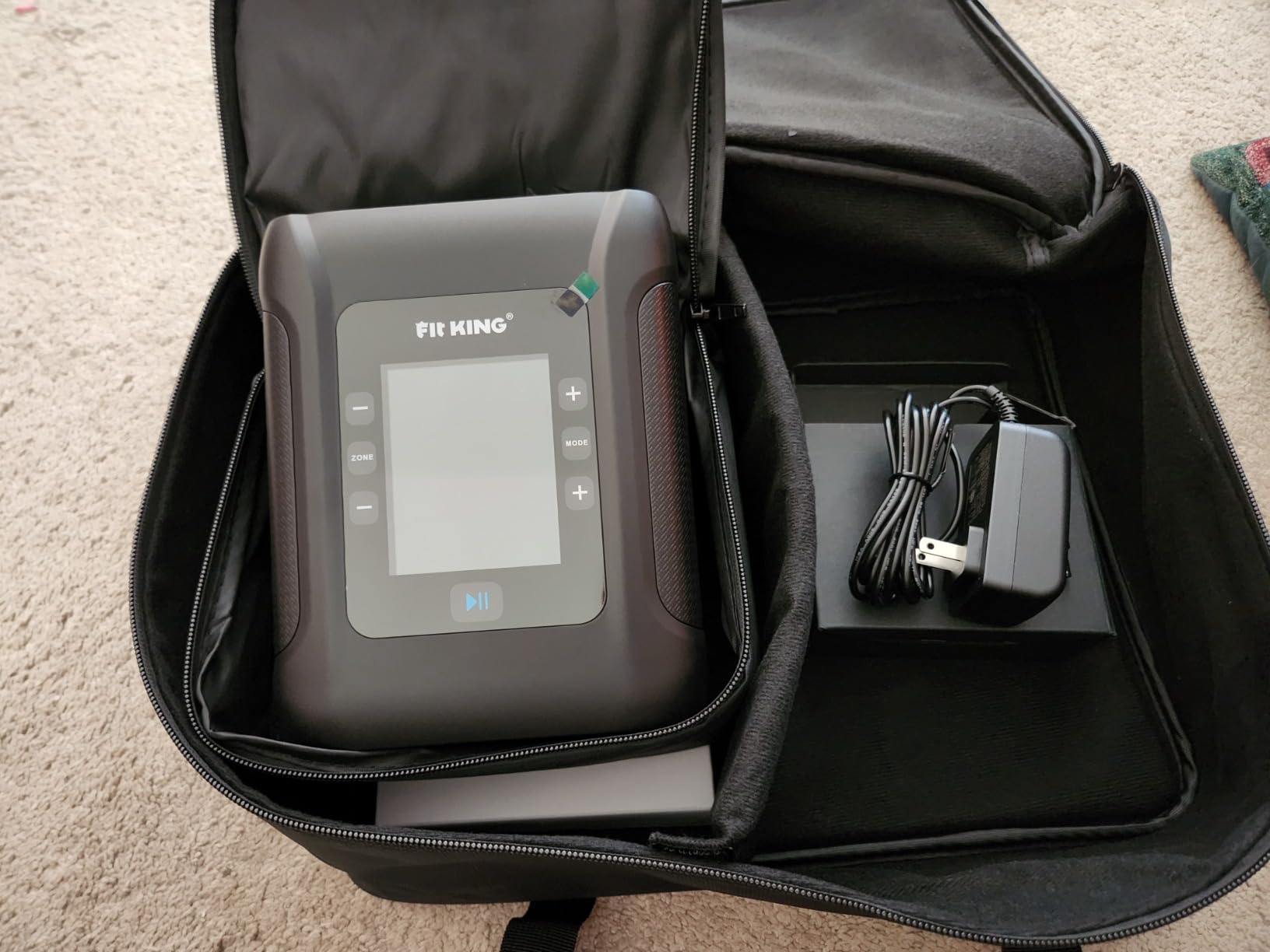 FIT KING Air Compression Leg Massager Recovery System Cordless L | FSA-HSA, Full Leg Compression Boots, Professional Compression Therapy, Athlete Recovery, Improved Circulation, Rechargeable customer photo 2