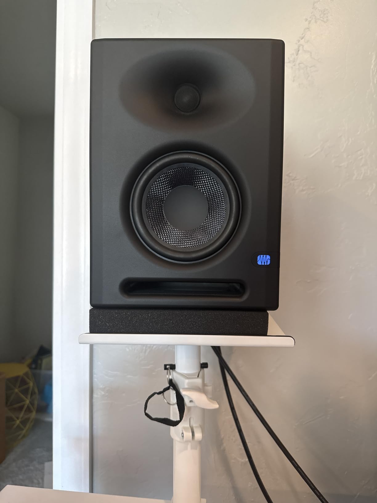 Studio Monitor Isolation Pads Premium Acoustic Foam Elevates Audio Ideal for 5 Inch Speakers Enhanced with Vibdux HD Foam for Superior Isolation customer photo 1