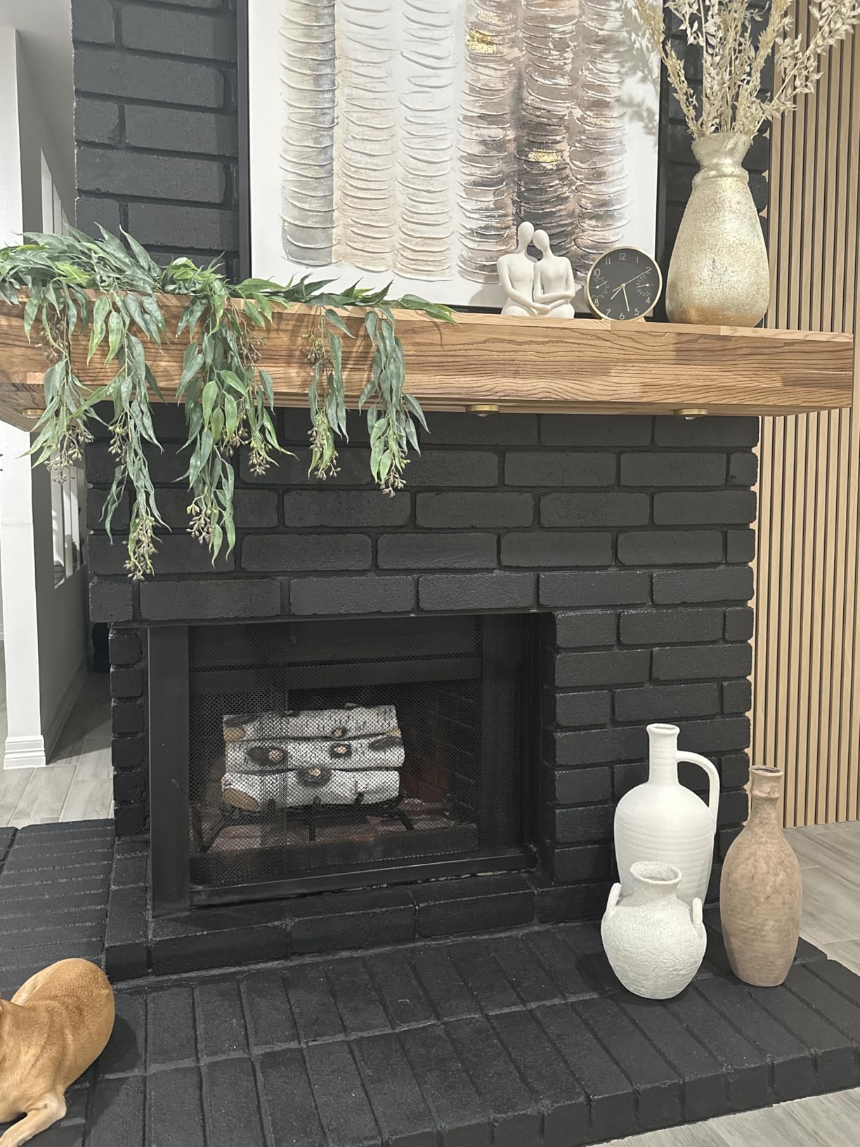 Skyflame 6 Piece Ceramic White Birch Wood Logs for Fire Pit Fireplace | Gas Fireplace Logs Set, Indoor/Outdoor Gas Inserts, Ventless, Fire Table customer photo 2