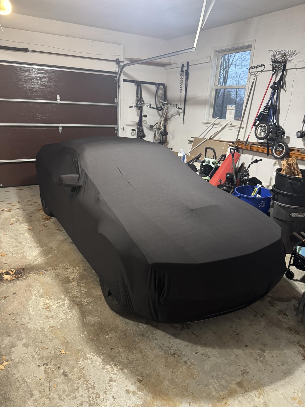 Indoor Car Cover Custom Fit for 1994-2026 Ford Mustang Luxurious Soft Stretch Satin Car Cover Breathable Dust-Proof for Underground Garage, Car Show customer photo 1