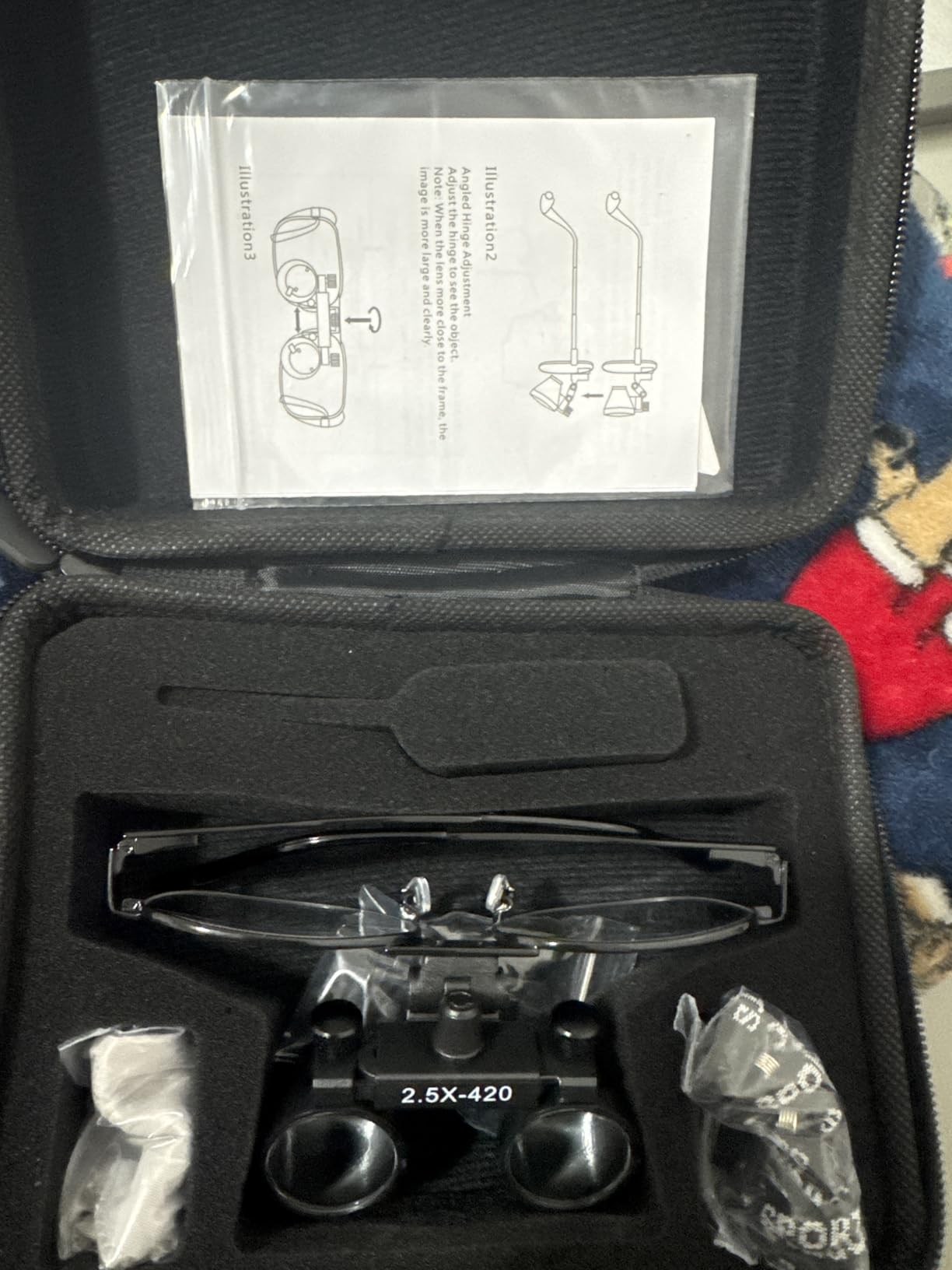 2.5X 3.5X Binocular Dental Loupes Surgical Magnifier Dentist Loupe Metal Eyeglasses Depth View (2.5x-420) customer photo 1
