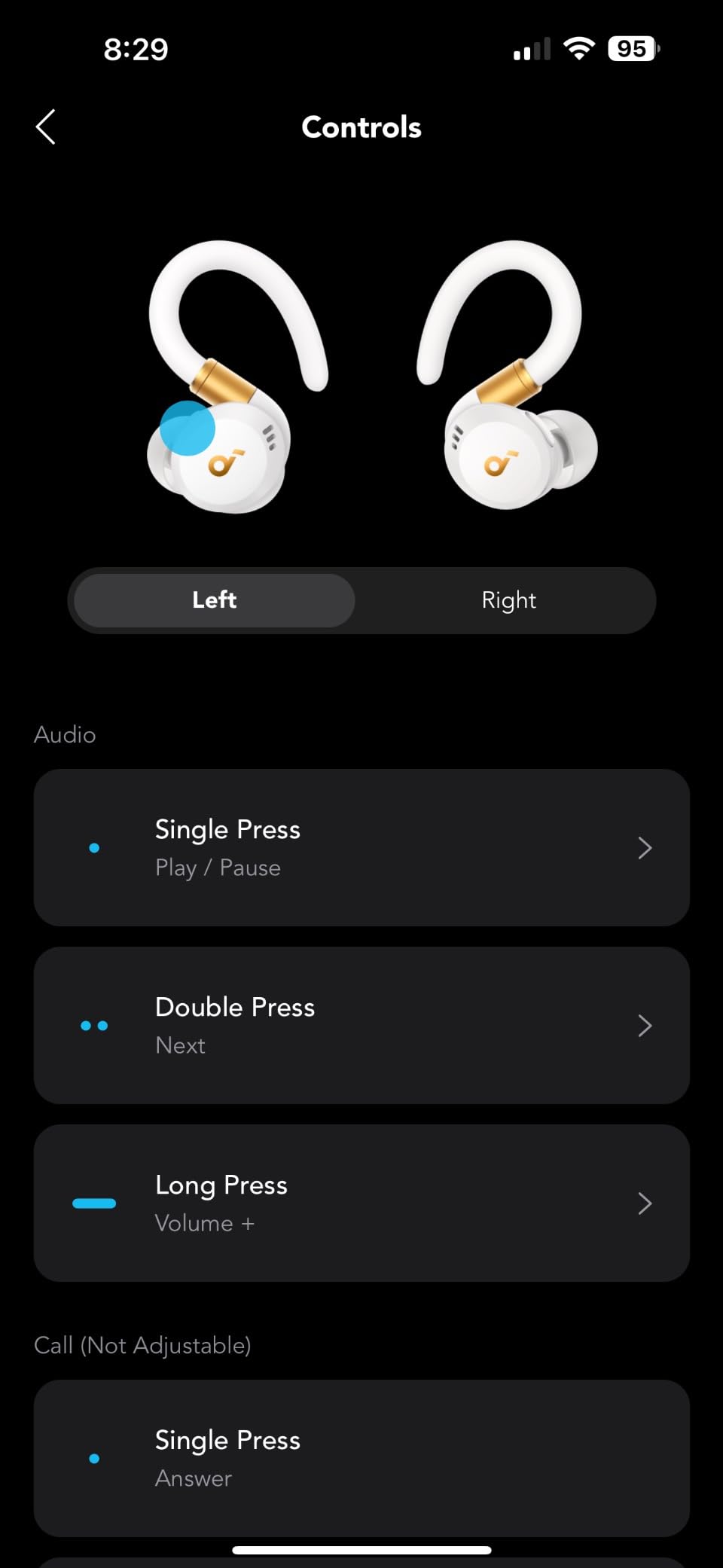 Soundcore Sport X20 by Anker Noise Cancelling Workout Earbuds, Ear Hooks | Rotatable and Extendable Ear Hooks, Deep Bass, IP68 Waterproof, Sweatproof, Dustproof, 48H Playtime, Sport Earbuds for Gym customer photo 1