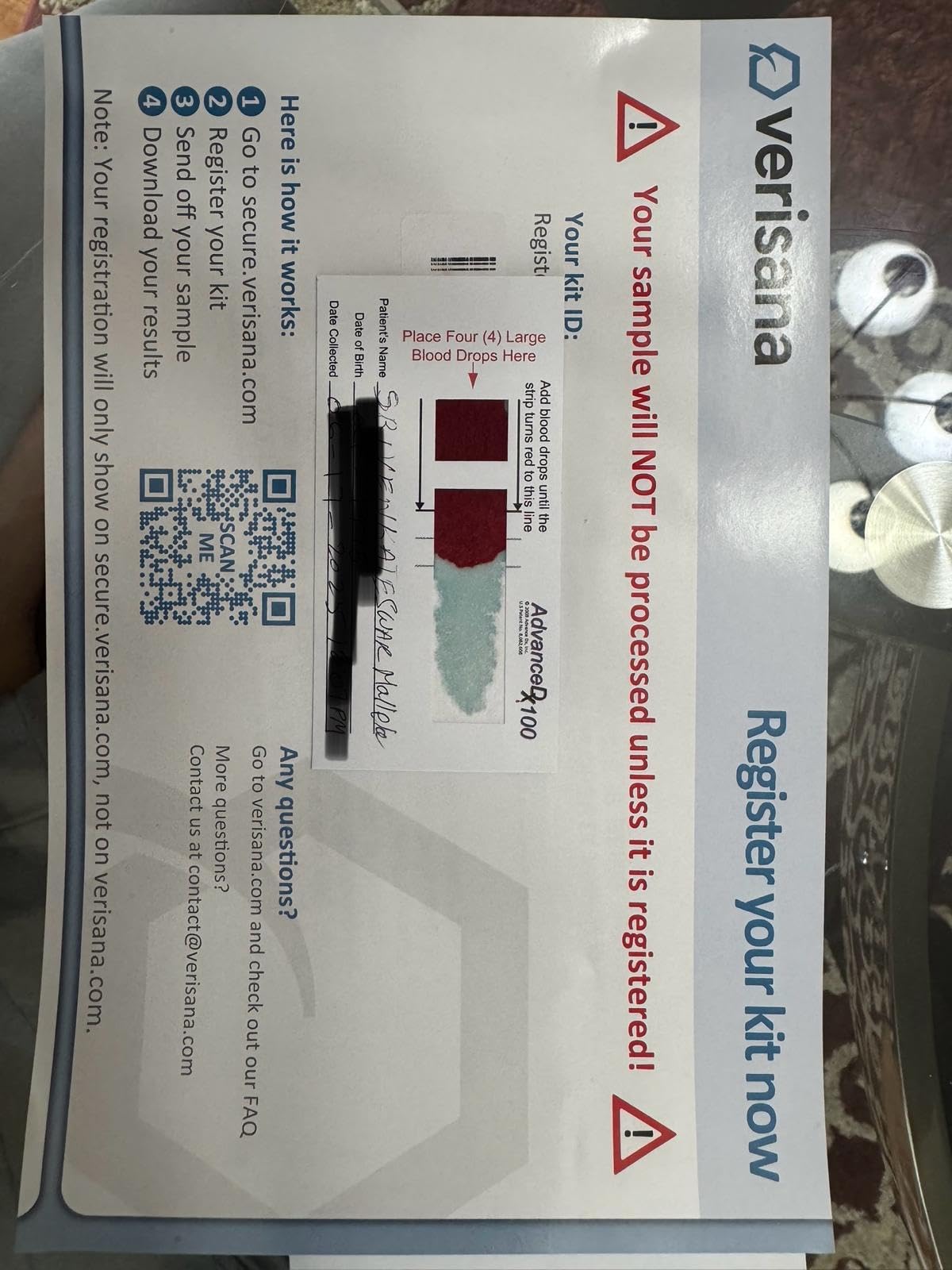 Homocysteine Blood Test | Cardiovascular Health | CLIA Lab | Verisana customer photo 2
