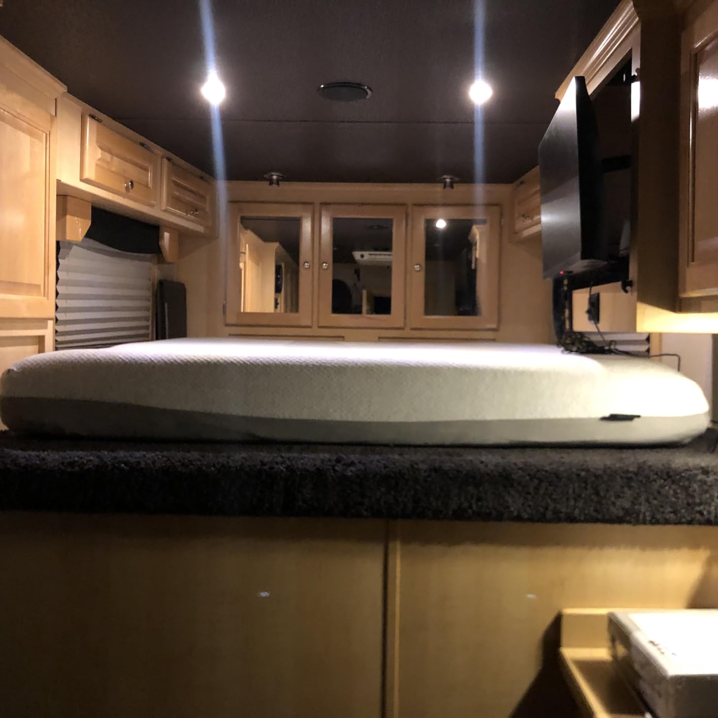 Zinus 8 Inch Short Queen Ultima RV Memory Foam Mattress, Medium Firm Feel | Fiberglass Free, Breathable Airflow Memory Foam, CertiPUR-US & OEKO-TEX Certified Safe Materials, Mattress in A Box customer photo 2