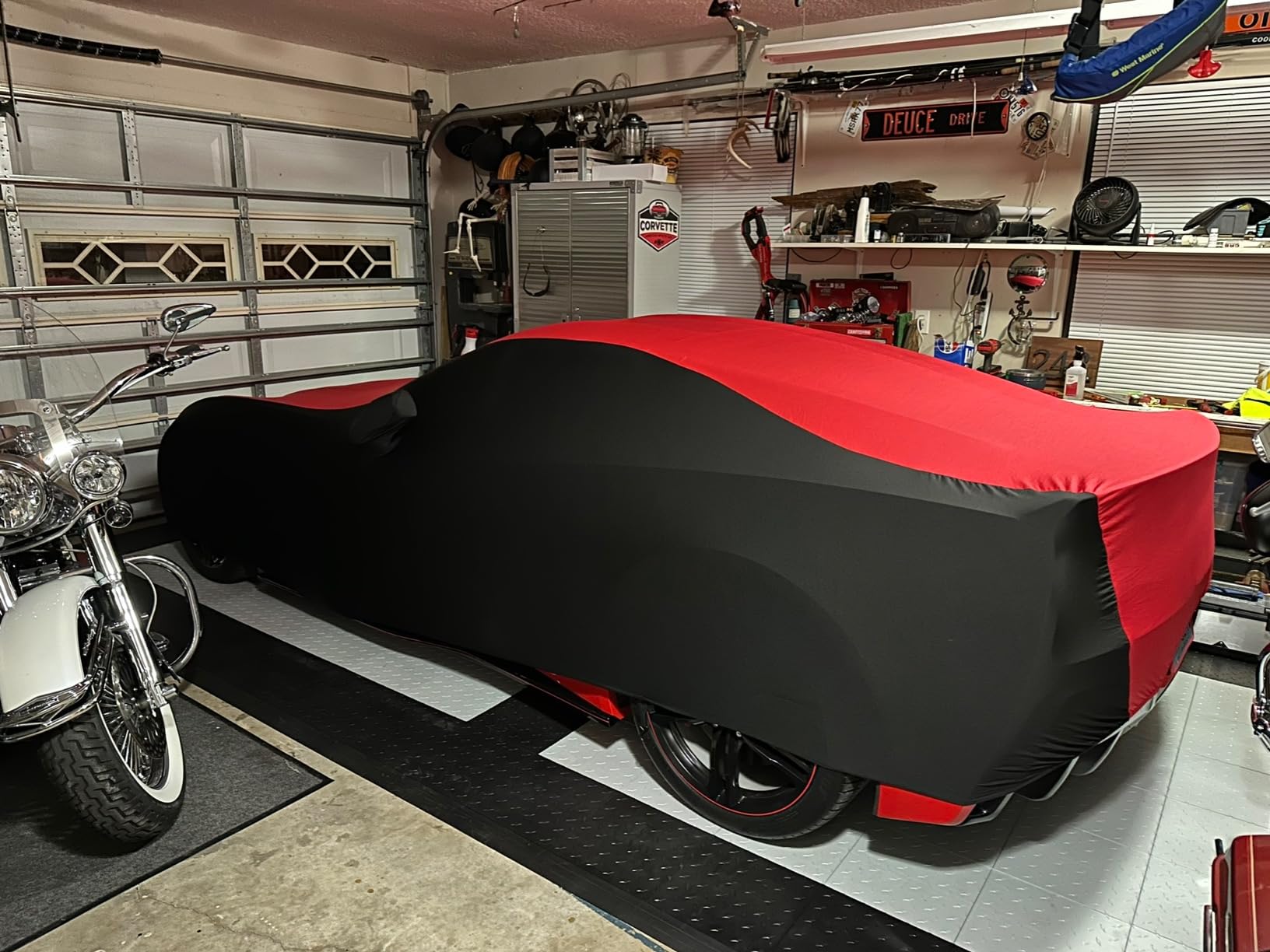 Indoor Stretch Satin Car Cover Replace for 1968-1982 Corvette C3 | Luxurious Snug Custom-fit Indoor Breathable Car Cover for Dust-Proof, Underground Garage, Car Show customer photo 2