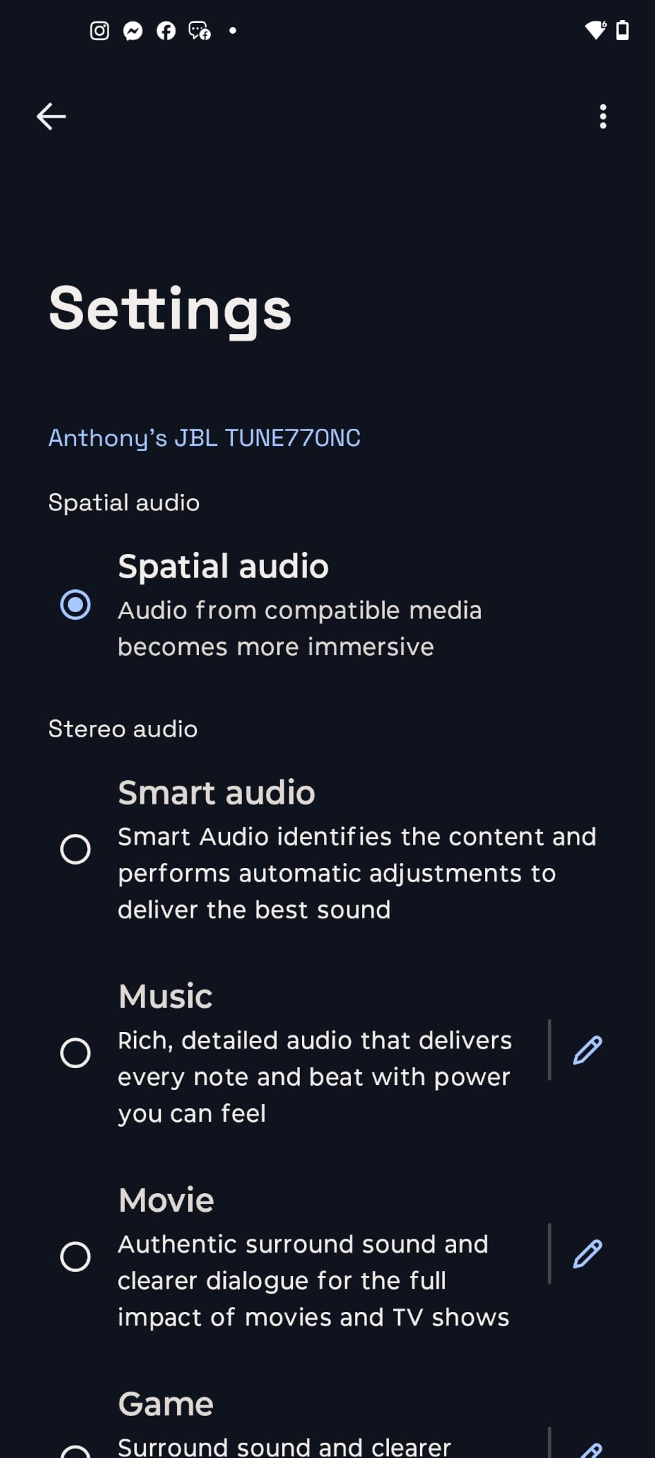 JBL Tune 770NC - Wireless Over-Ear Headphones - Black | Adaptive Noise Cancelling with Smart Ambient, Bluetooth 53 with LE Audio, JBL Pure Bass Sound customer photo 1