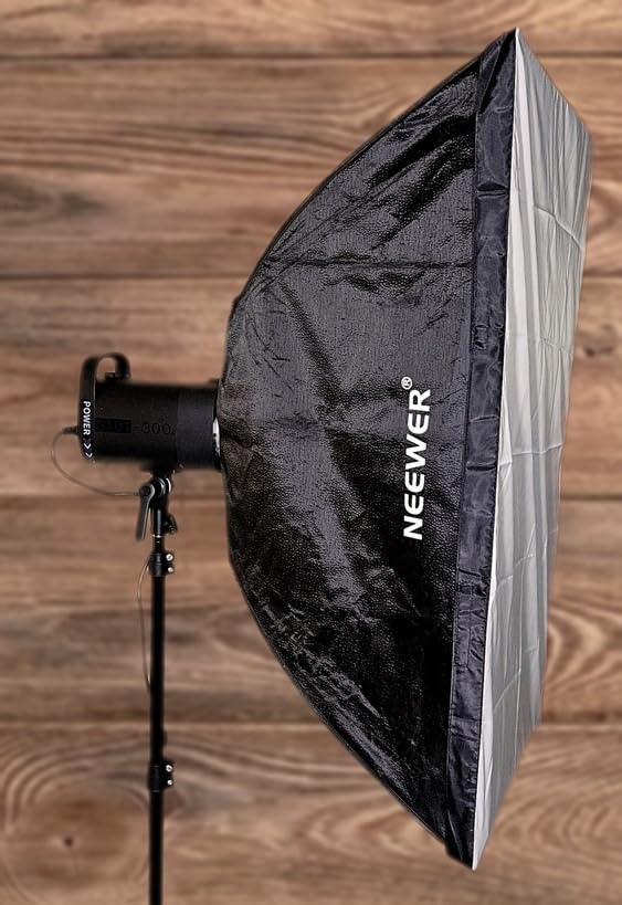 NEEWER 600Ws Studio Monolight Flash Light Kit: 2 Pack S101-300W PRO 5600K Strobe Lights with 2.4G Trigger/150W Modeling Lamps/Bowens Mount/Softboxes/Stands/Reflector/Bag, Compatible with QPRO customer photo 2