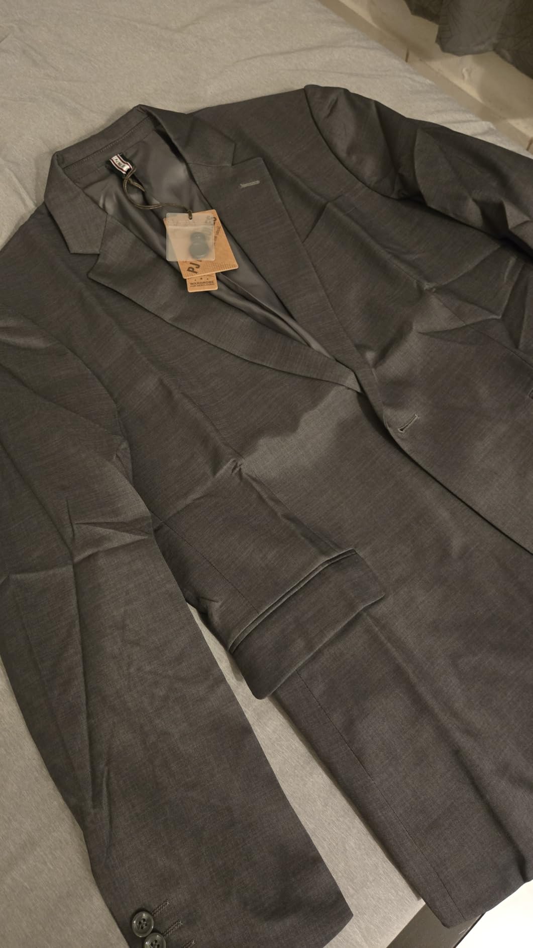 PJ PAUL JONES Men's Lightweight Sport Coat Casual One Button Blazer Breathable Sportcoat customer photo 1