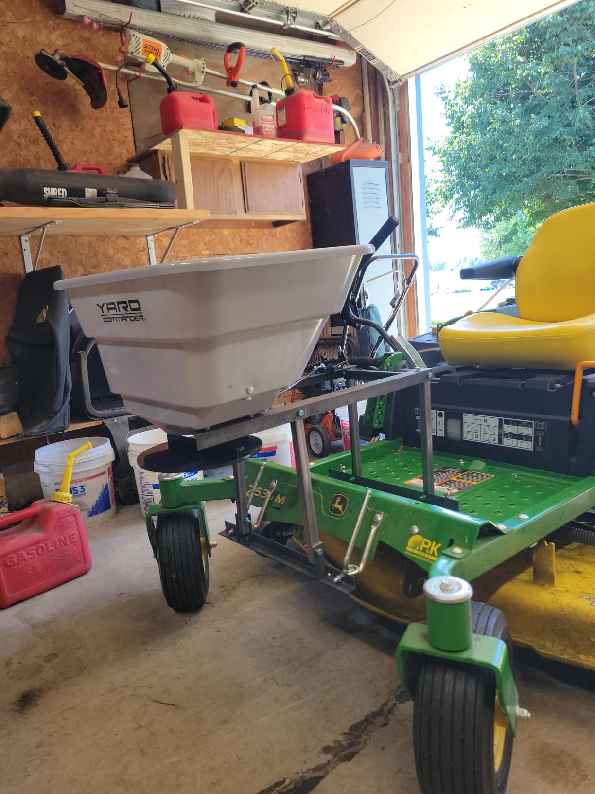 80 LB ATV/UTV Broadcast Spreader - 12-Volt Heavy Duty Motor - Salt, Seed, Fertilizer & More - Adjustable Drop Rate - Included Hopper Cover customer photo 1