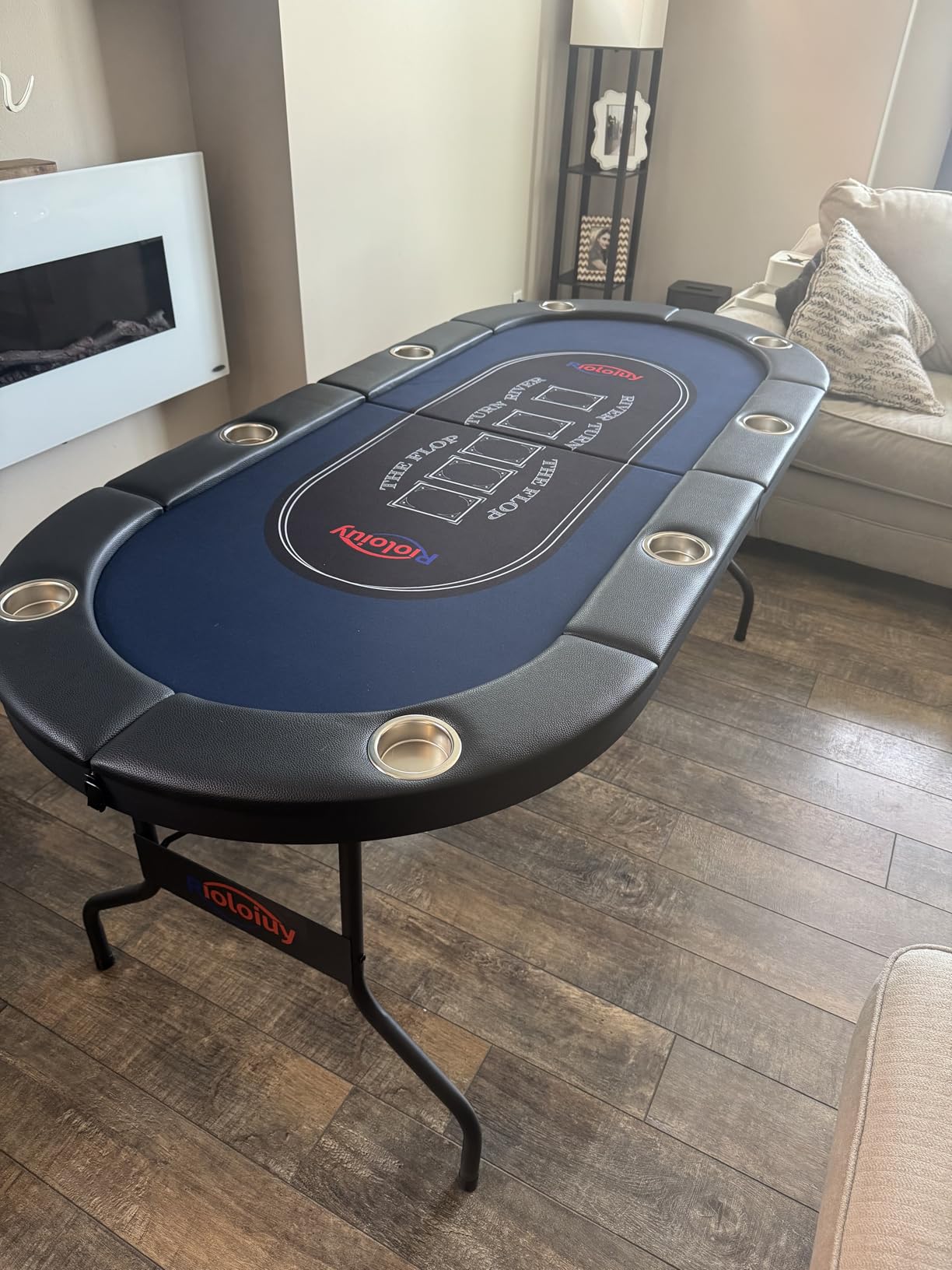 Rioloiuy Poker Table Foldable, 71