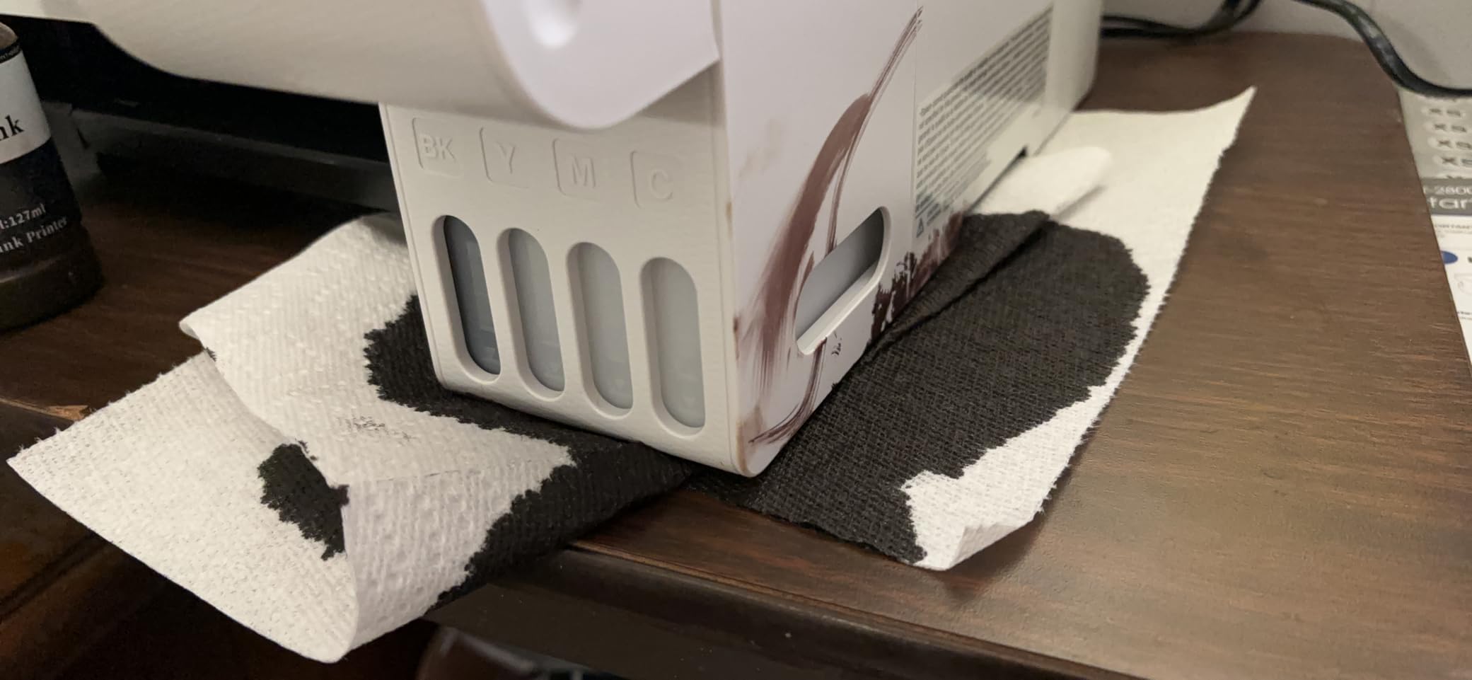 Pinckney Cartridge-Free Super-Tank Printer with Sublimation Ink Bundle for Heat Transfers, Easy Fill, Built-in Scanner & Copier (White) customer photo 1