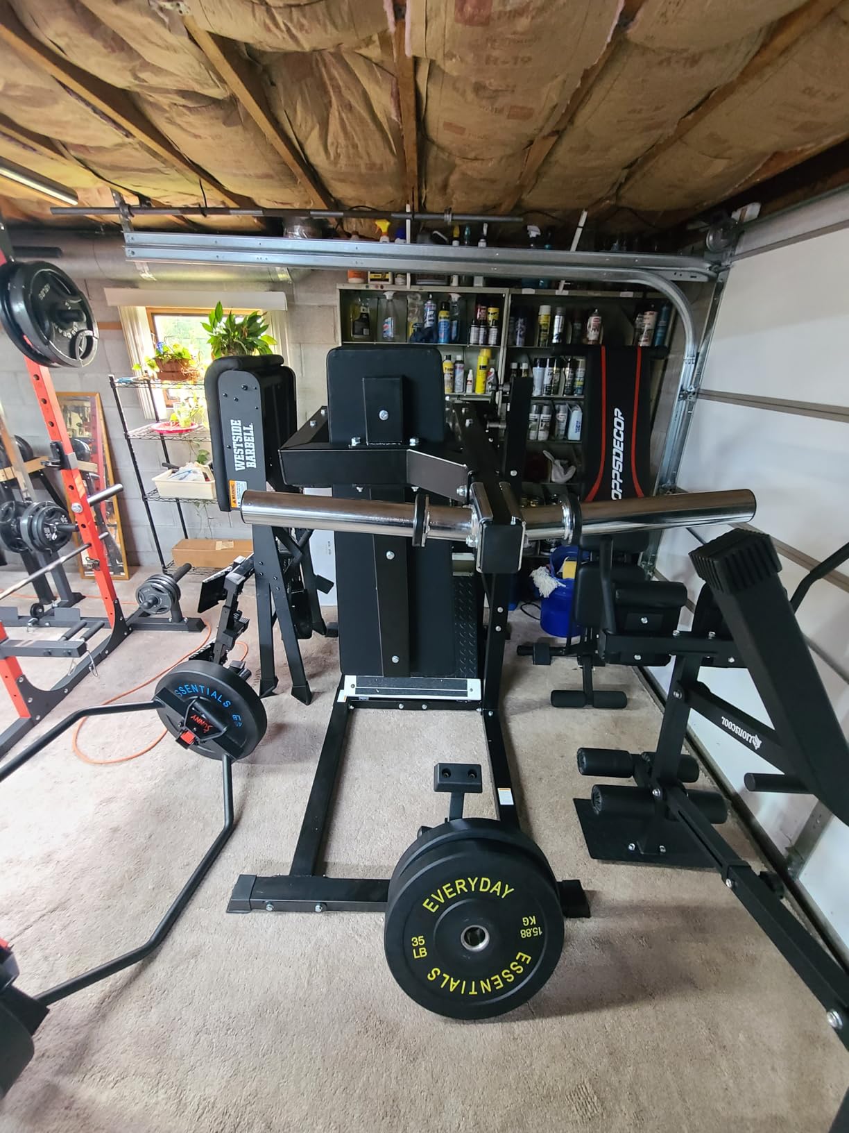 GMWD Pendulum Squat Machine, Plate Loaded Hack Squat Machine, Lower Body Strength Training, Leverage Squat Machine Home Gym customer photo 1