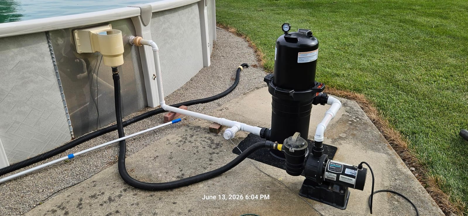 VEVOR 2026 Pro Cartridge Pool Filter Tank & Element for Above Ground & Inground Pools, Large 520-525Sq. Ft Cleaner System Compatible W/Pumps 1 to 3 HP| Up to 15311 GPH |for Pools Up to 122490 Gallons customer photo 1