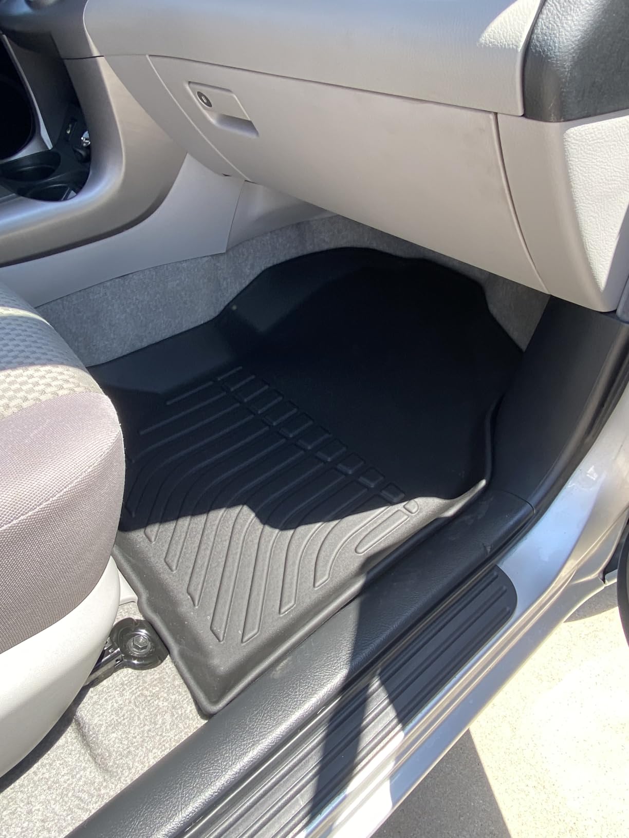 All Weather Floor Mats & Cargo Liner for 2011-2023 Dodge Charger RWD | Fit Dodge Charger/Chrysler 300 RWD, Custom Fit, Non-Slip, Automotive Floor Liners, Raised Edge, Full Set Accessories,Black customer photo 2