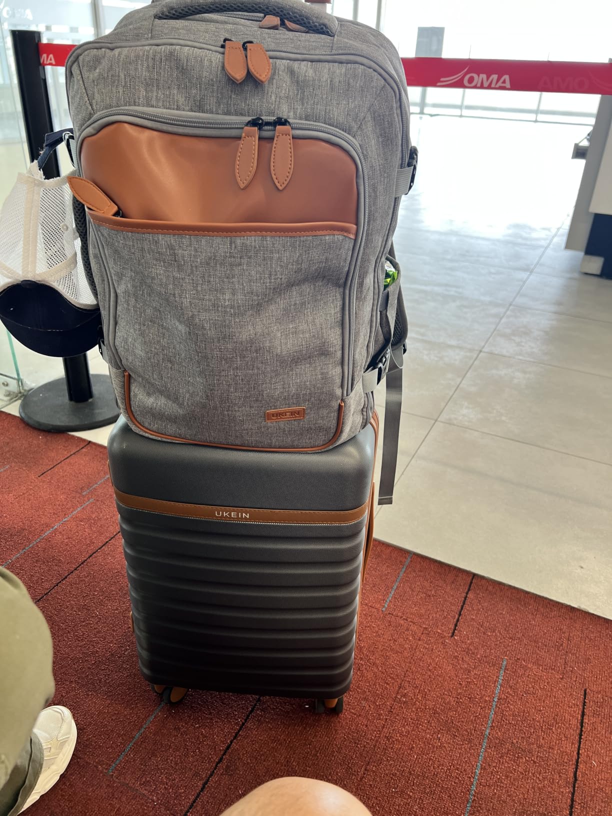 UKEIN Luggage Sets 3Piece, Carry On Luggage 20in Suitcase Set With Backpack customer photo 2