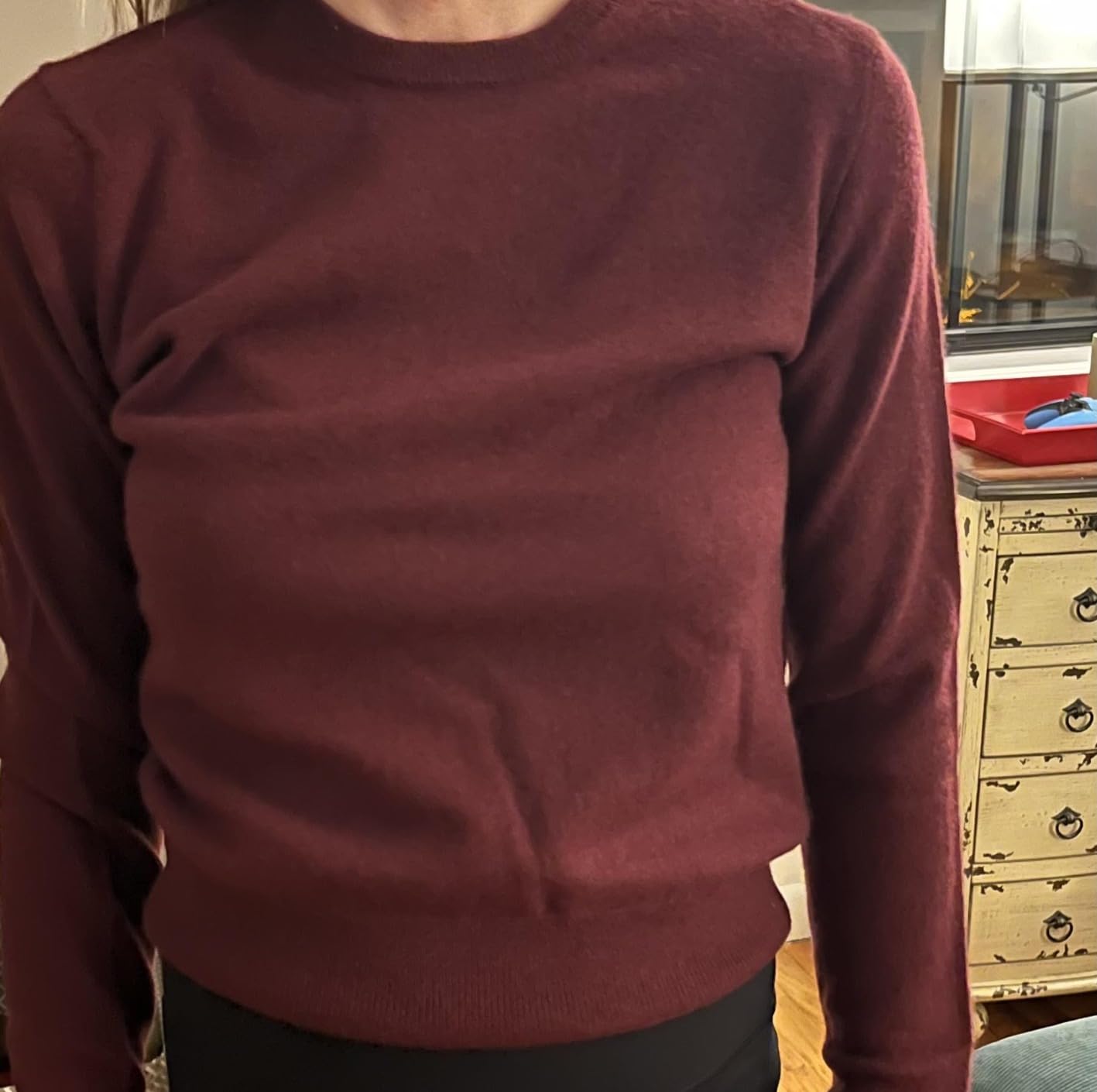 NAADAM Women's The Original Cashmere Crewneck Sweater customer photo 1