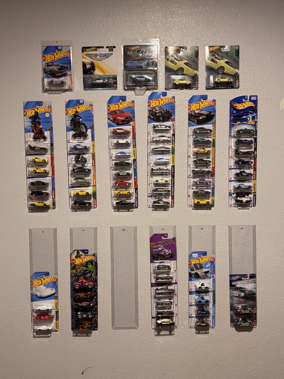 6Pcs Model Cars Display Case for Hot-Wheels Packaged Cars Wall Mount Shelf - Clear Toy Cars Storage Organizer Case Rack - Holds up to 60 Cars customer photo 2