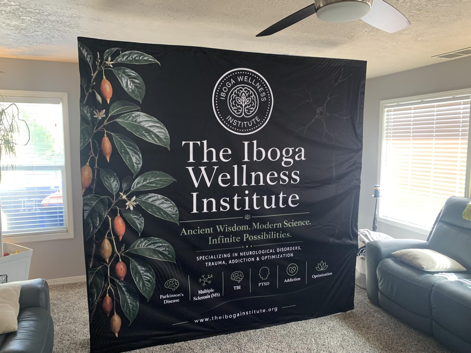 Custom Tension Fabric Display Stand Trade Show Backdrop Pop Up Display | 7.5×7.5 FT Step and Repeat Backdrop Banner With Aluminum Collapsible Frame for Trade Show Booth, Wedding & Event customer photo 1