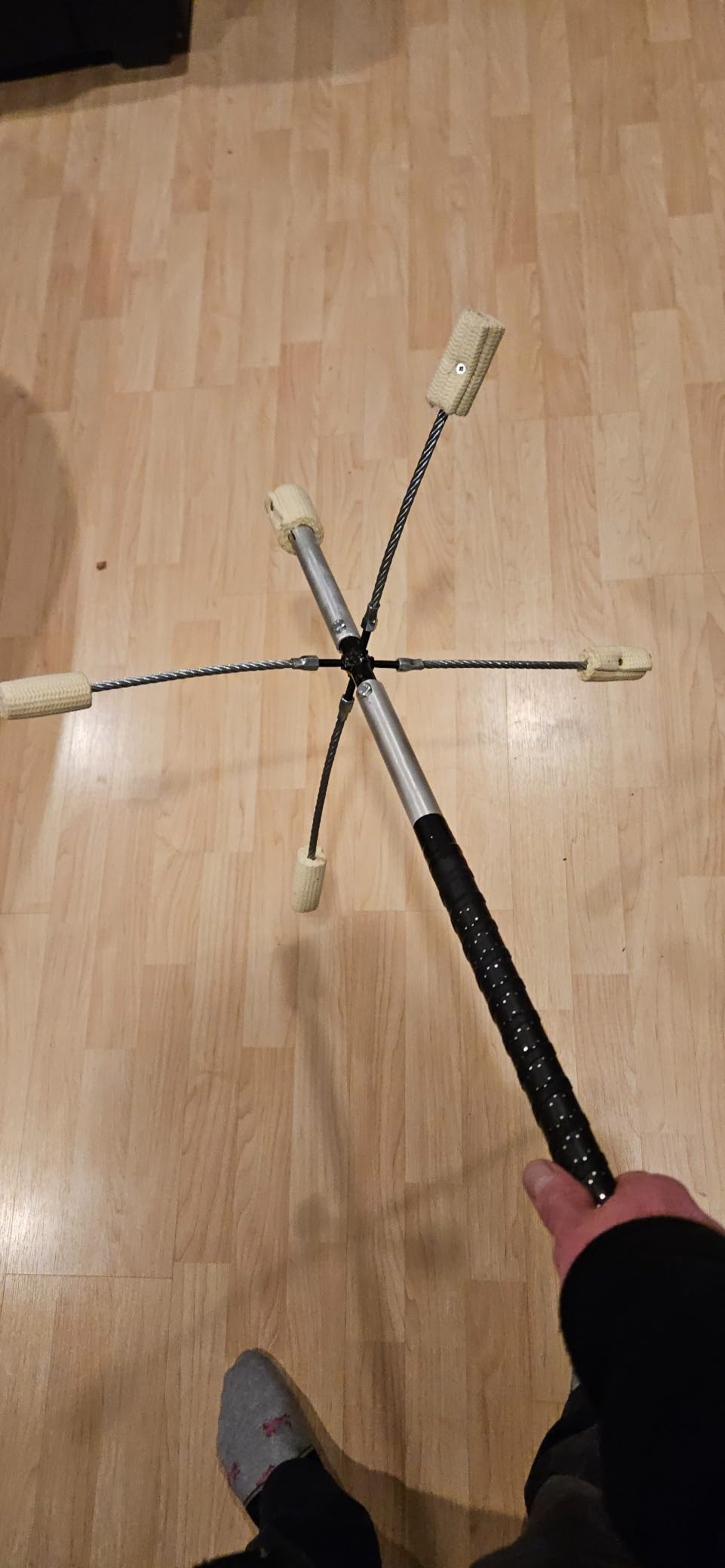 Fire Dragon Staff Colapsible Flow Contact Staff Prop for Dancers Jugglers Performers Stave customer photo 2