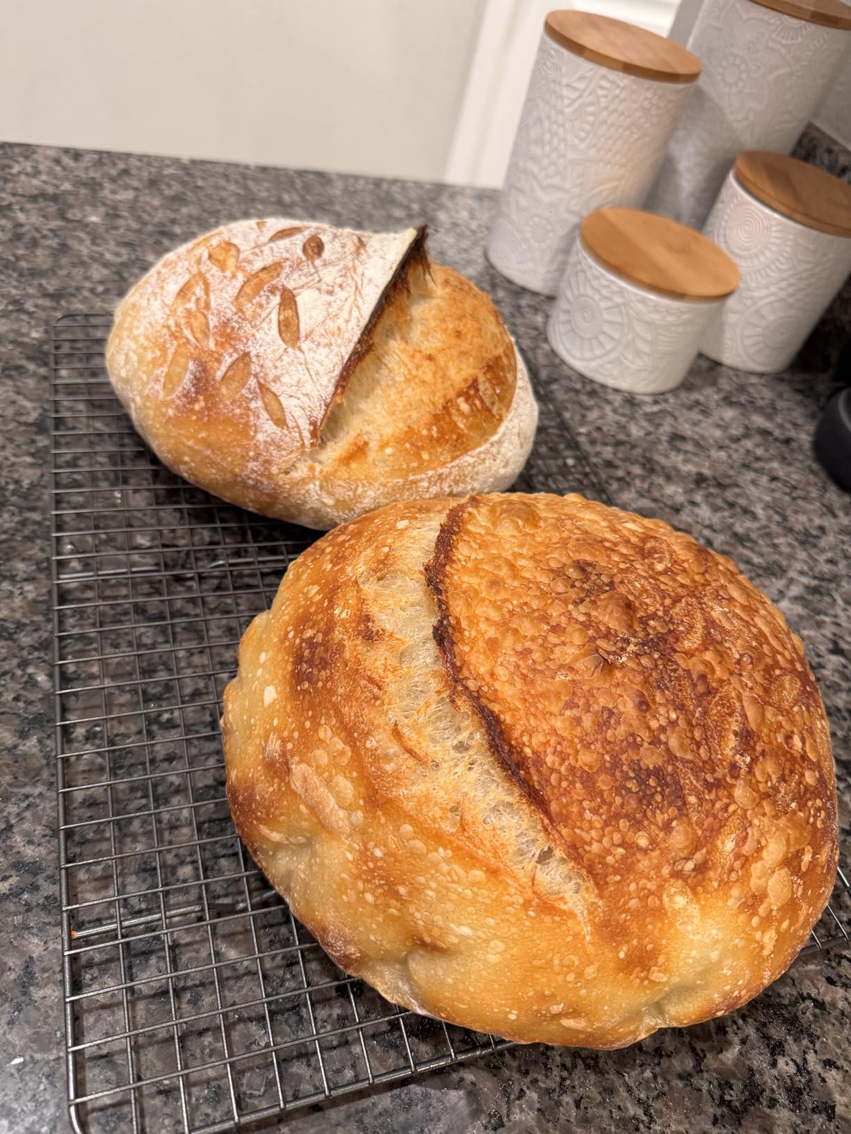 Dimpola Banneton Bread Proofing Basket - 9 inch Banneton Basket Set of 2 Sourdough Proofing Basket Round Proofing Bowls Handmade Rattan Baskets and Liners customer photo 2