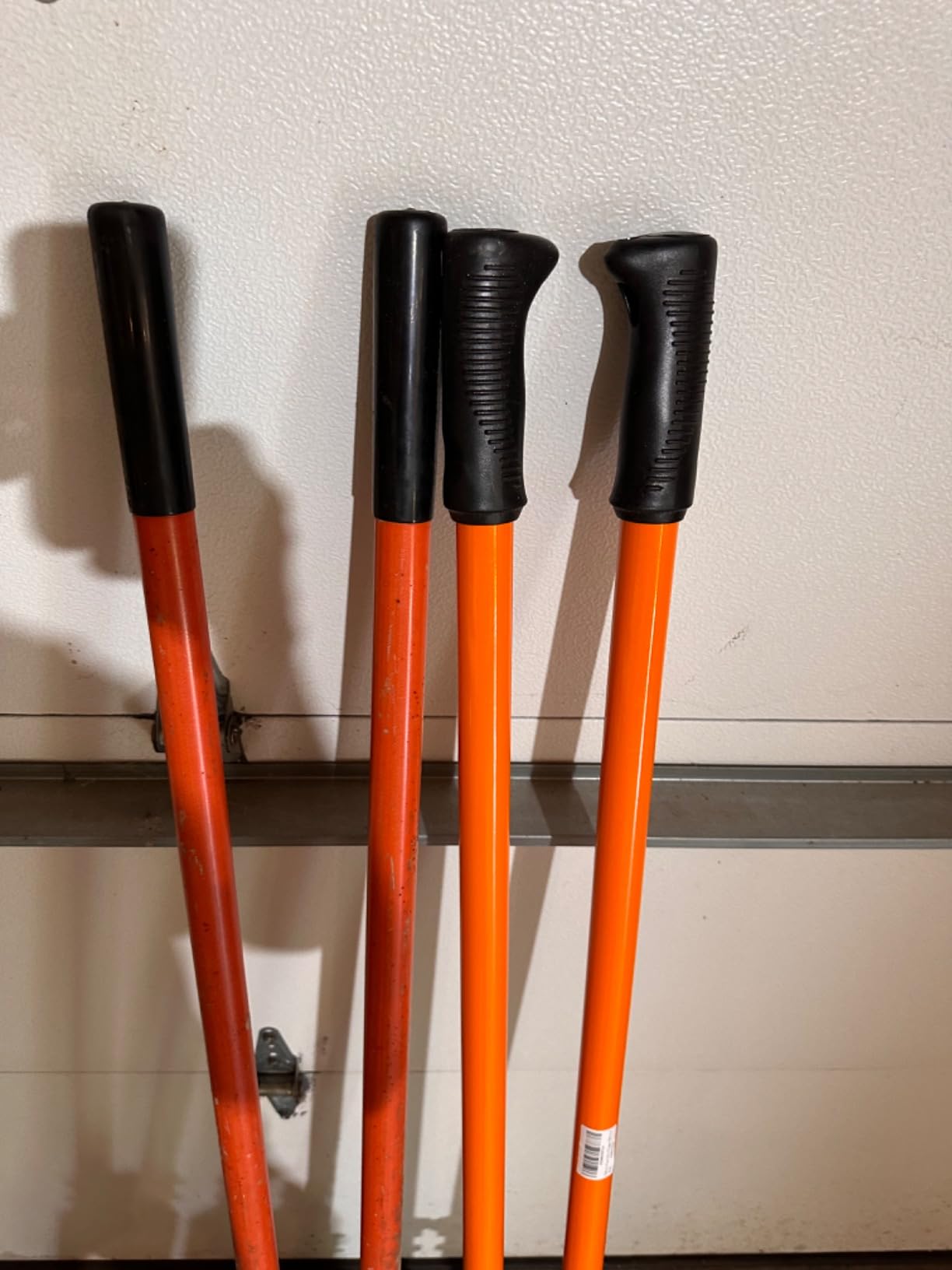 Nohovu Post Hole Digger, Heavy Duty with Fiberglass Handle, Carbon Steel Blades, 58 Inches, Orange & Black customer photo 1