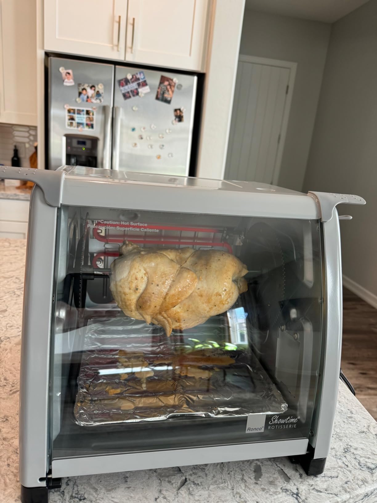 Ronco 6000 Platinum Digital Countertop Rotisserie Oven, 12-lb Capacity | Rotisserie, Sear, No-Heat Rotation; Basket Included; Auto Shutoff customer photo 2