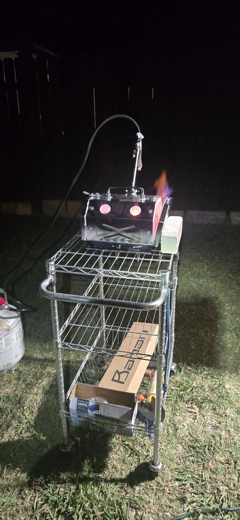 Nelyrho 4 Burner Propane Blacksmith Forge Kit | 2600°F High Temperature, Double Doors, Stainless Steel, Blacksmithing, Knife Making & Metalworking customer photo 1